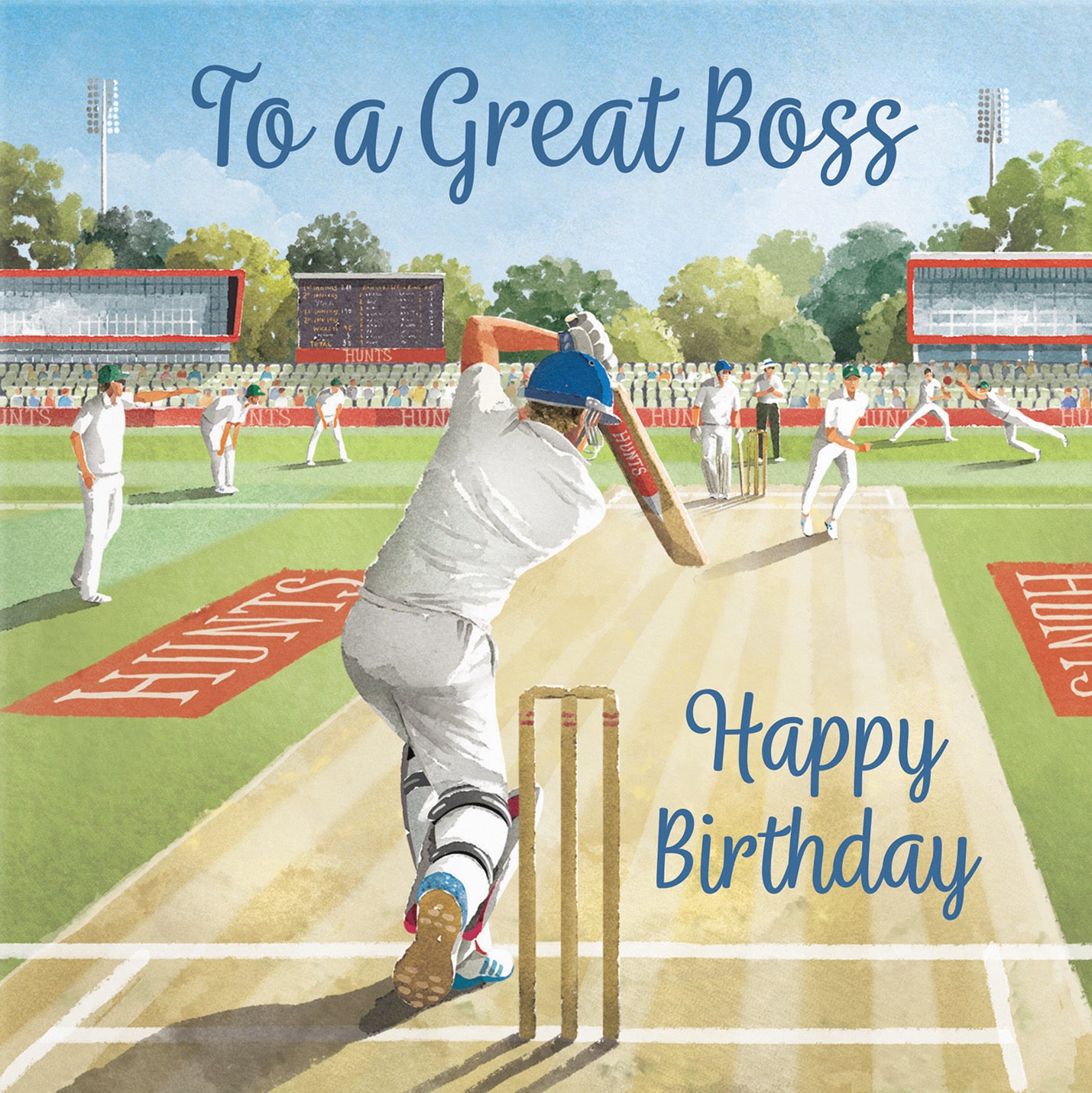 Boss Cricket Birthday Card Milo's Gallery - Default Title (B0CPMCRMV6)