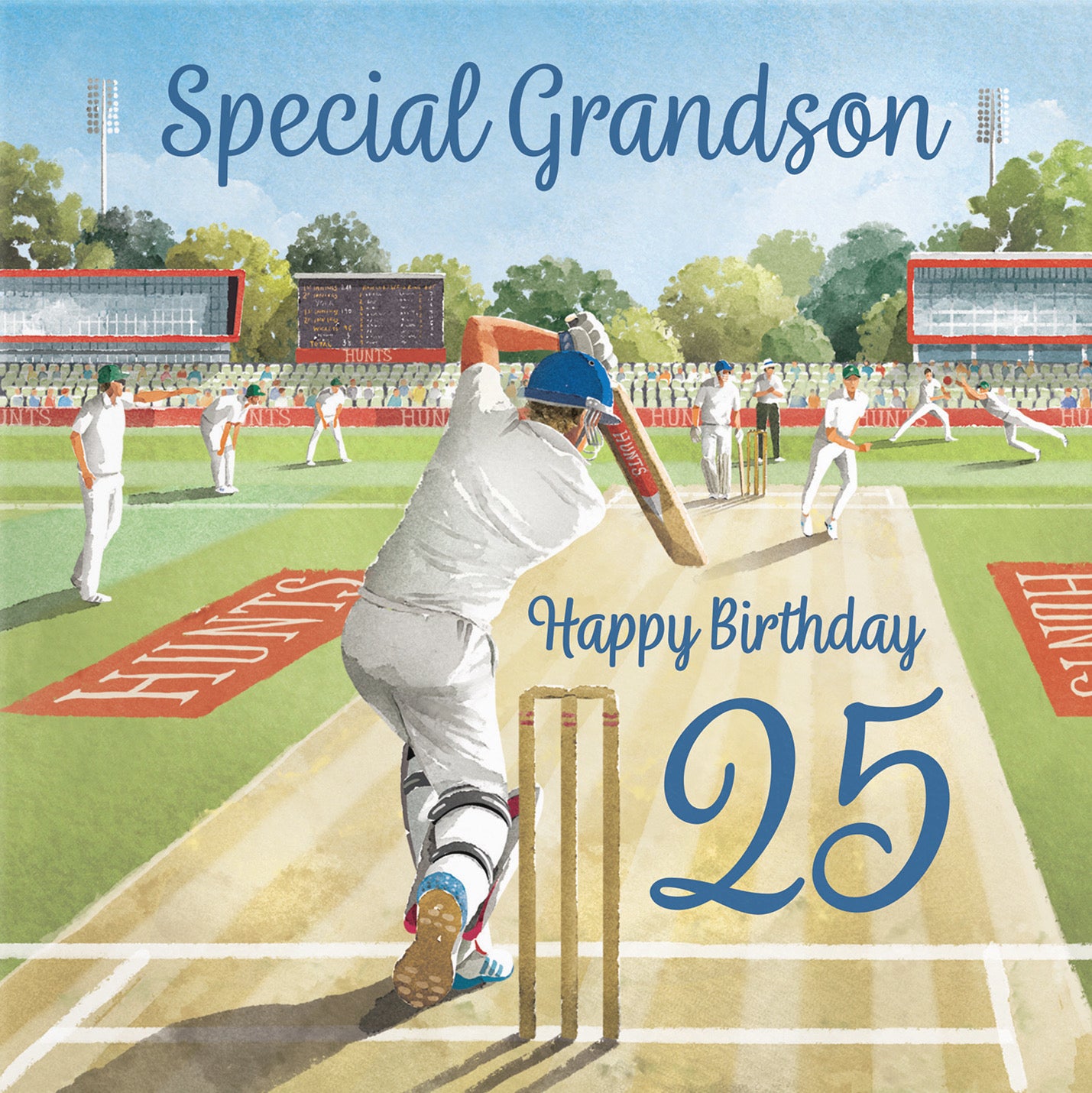 25th Grandson Cricket Birthday Card Milo's Gallery - Default Title (B0CPMCS7QD)