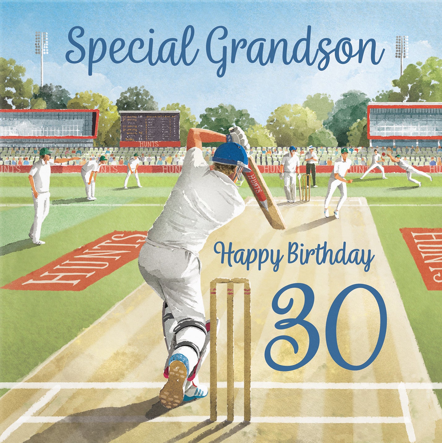 30th Grandson Cricket Birthday Card Milo's Gallery - Default Title (B0CPMCTSB1)