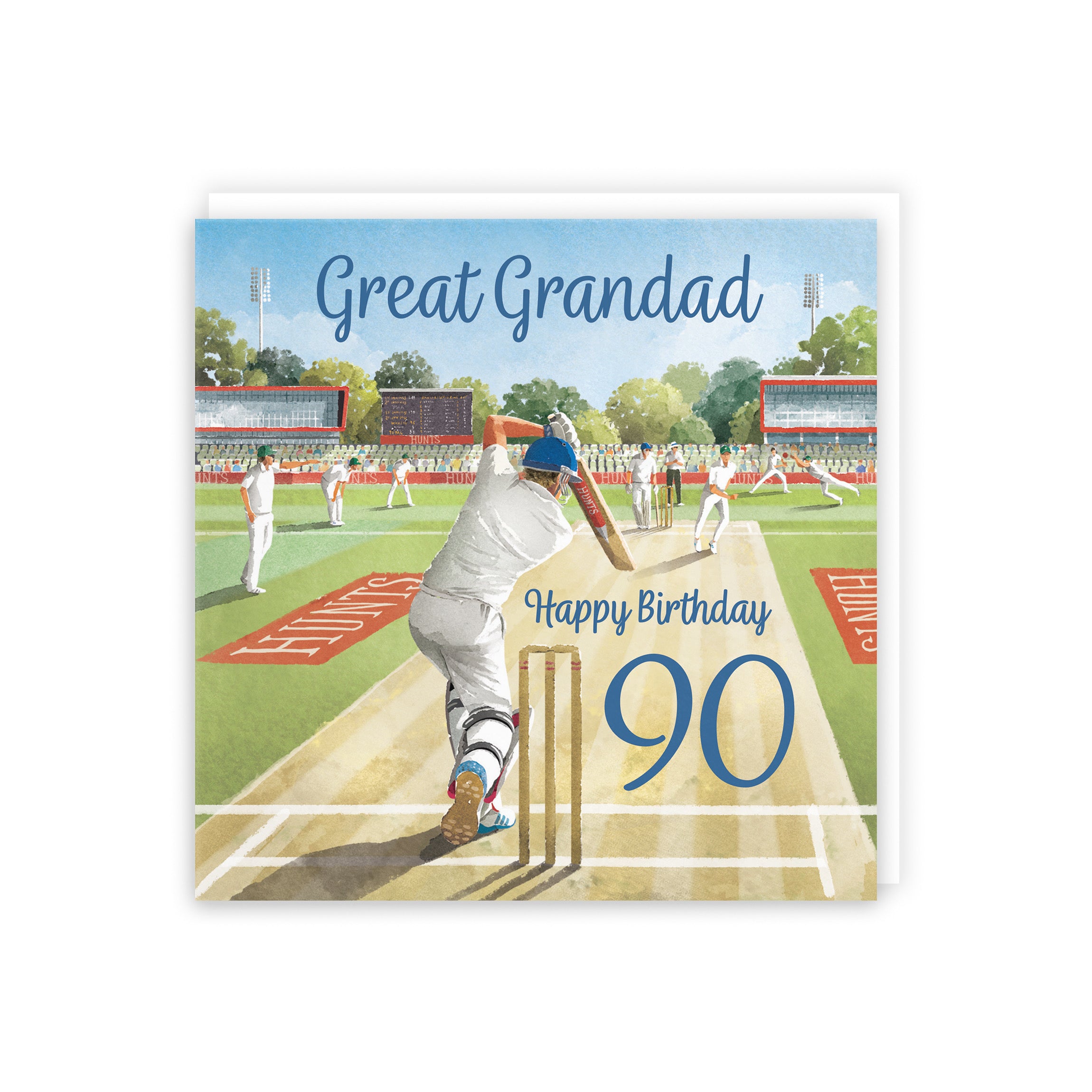 90th Great Grandad Cricket Birthday Card Milo's Gallery - Default Title (B0CPMCWT4S)