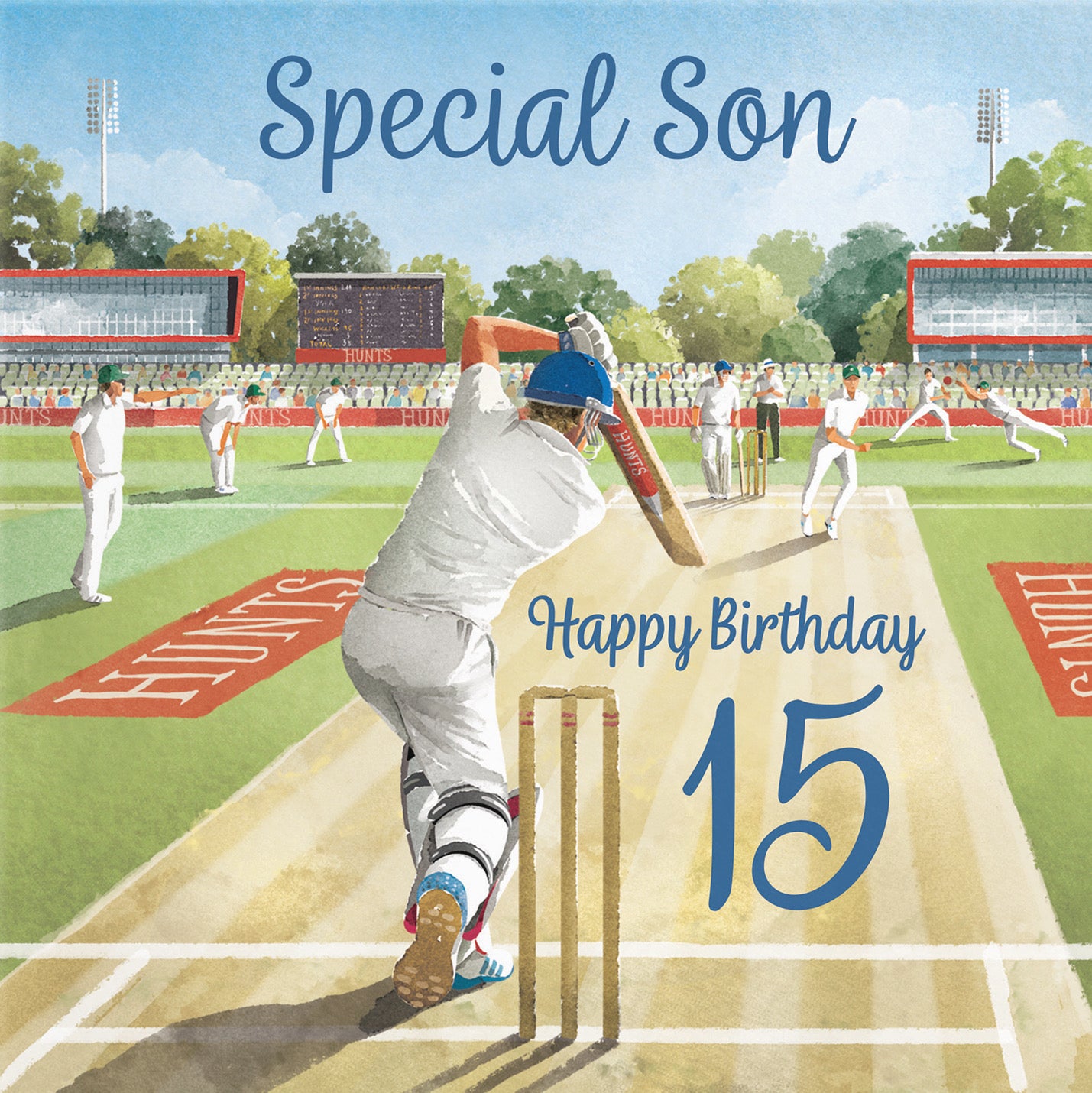 15th Son Cricket Birthday Card Milo's Gallery - Default Title (B0CPMCXHPH)