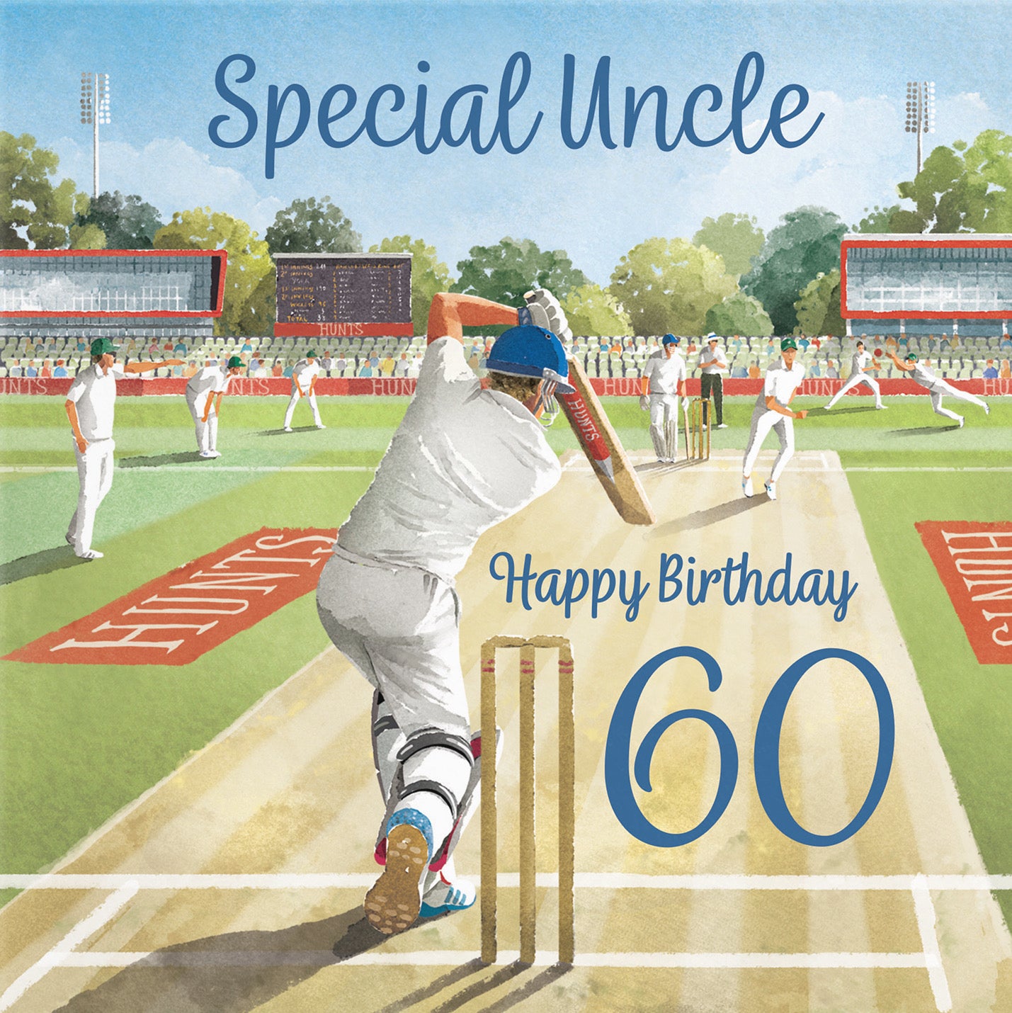 60th Uncle Cricket Birthday Card Milo's Gallery - Default Title (B0CPMCY65K)