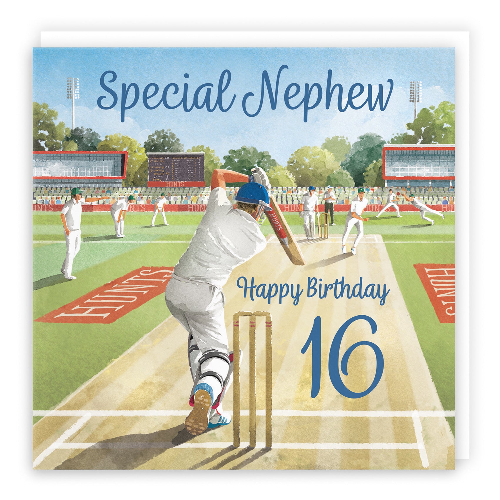 16th Nephew Cricket Birthday Card Milo's Gallery - Default Title (B0CPMD73C9)
