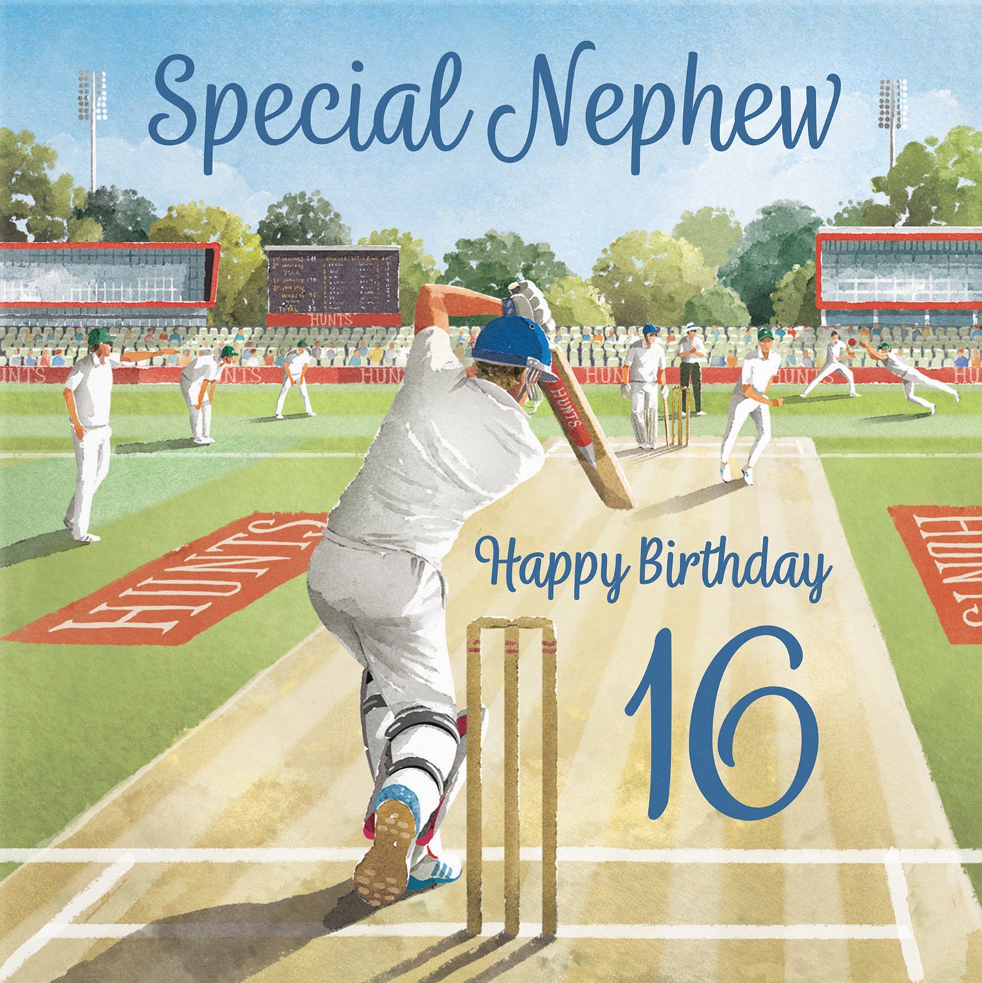 16th Nephew Cricket Birthday Card Milo's Gallery - Default Title (B0CPMD73C9)