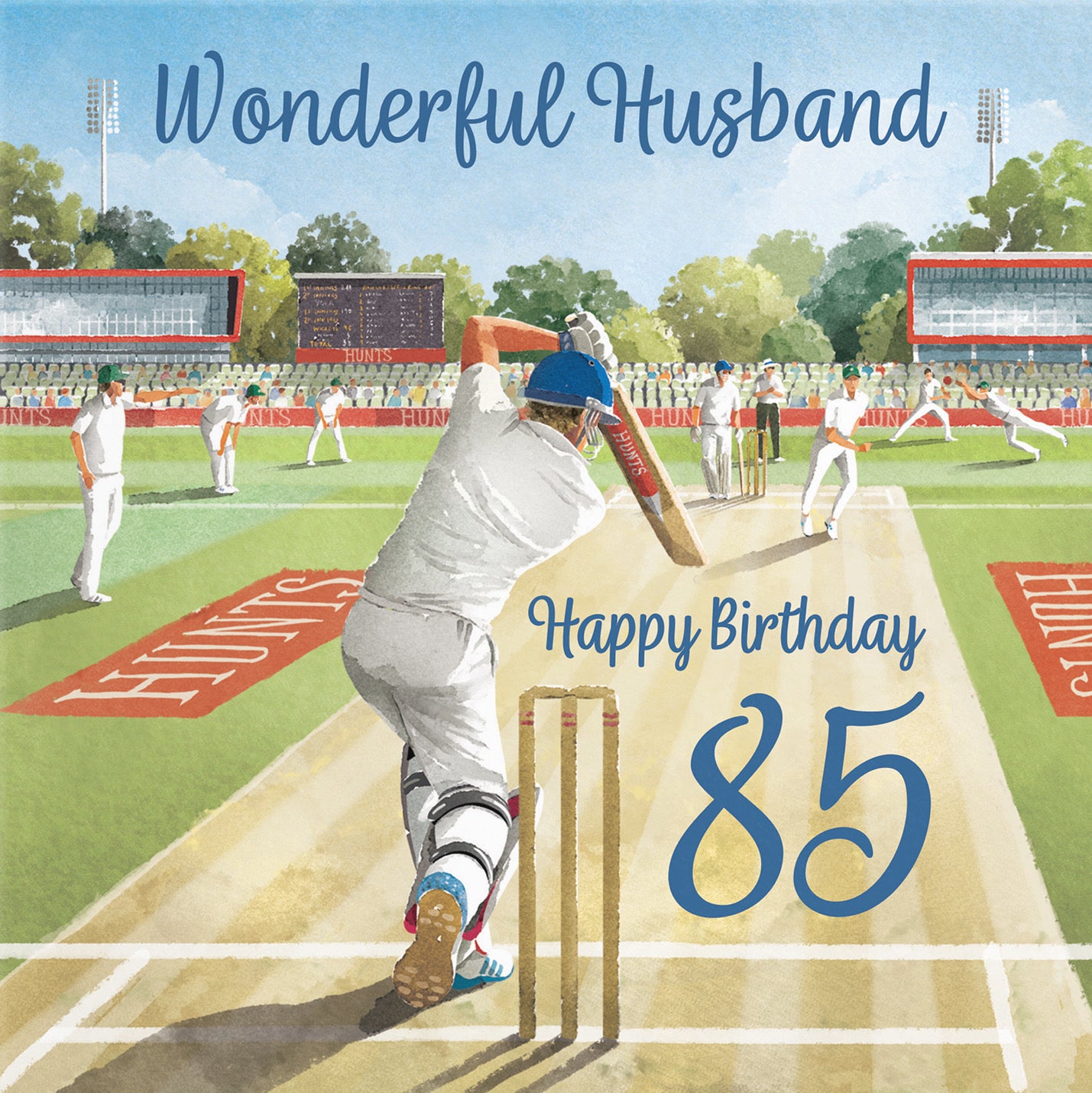 85th Husband Cricket Birthday Card Milo's Gallery - Default Title (B0CPMD73CC)