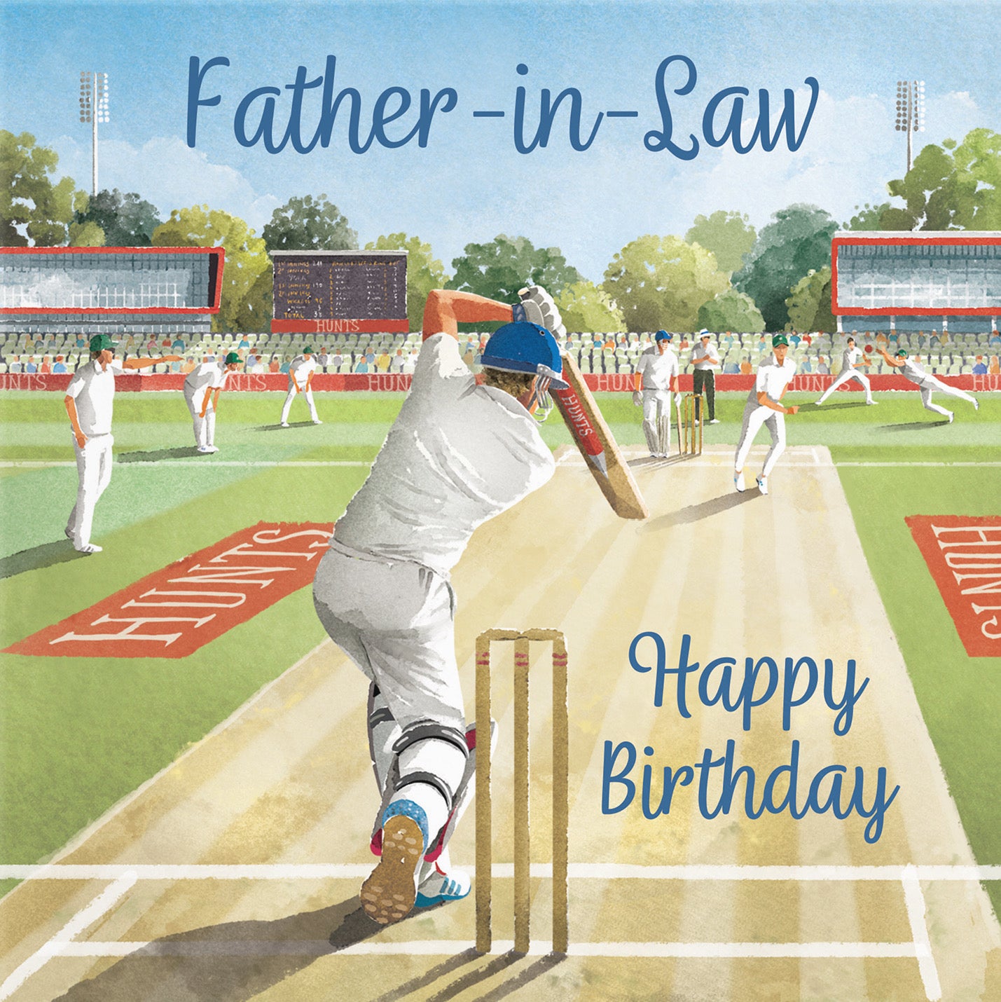 Father In Law Cricket Birthday Card Milo's Gallery - Default Title (B0CPMDM3TJ)