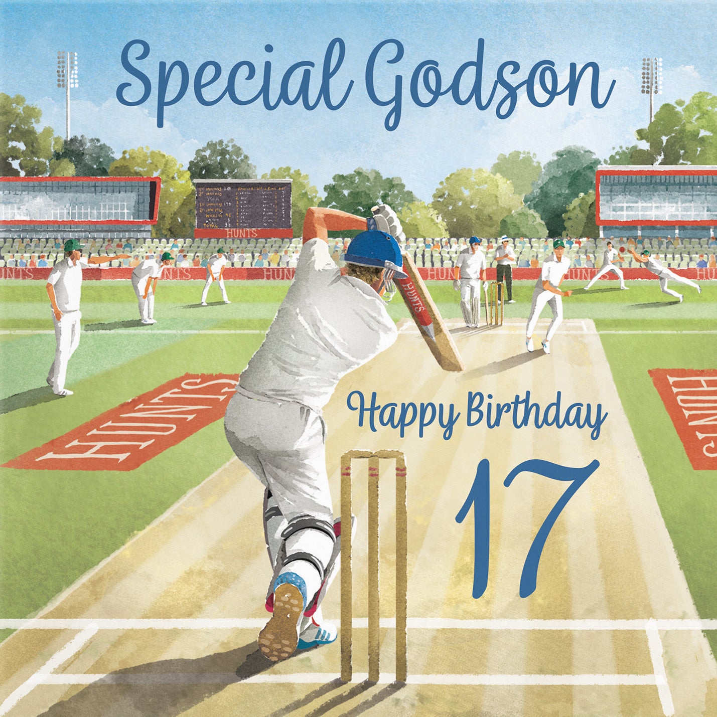 17th Godson Cricket Birthday Card Milo's Gallery - Default Title (B0CPMDNJRN)