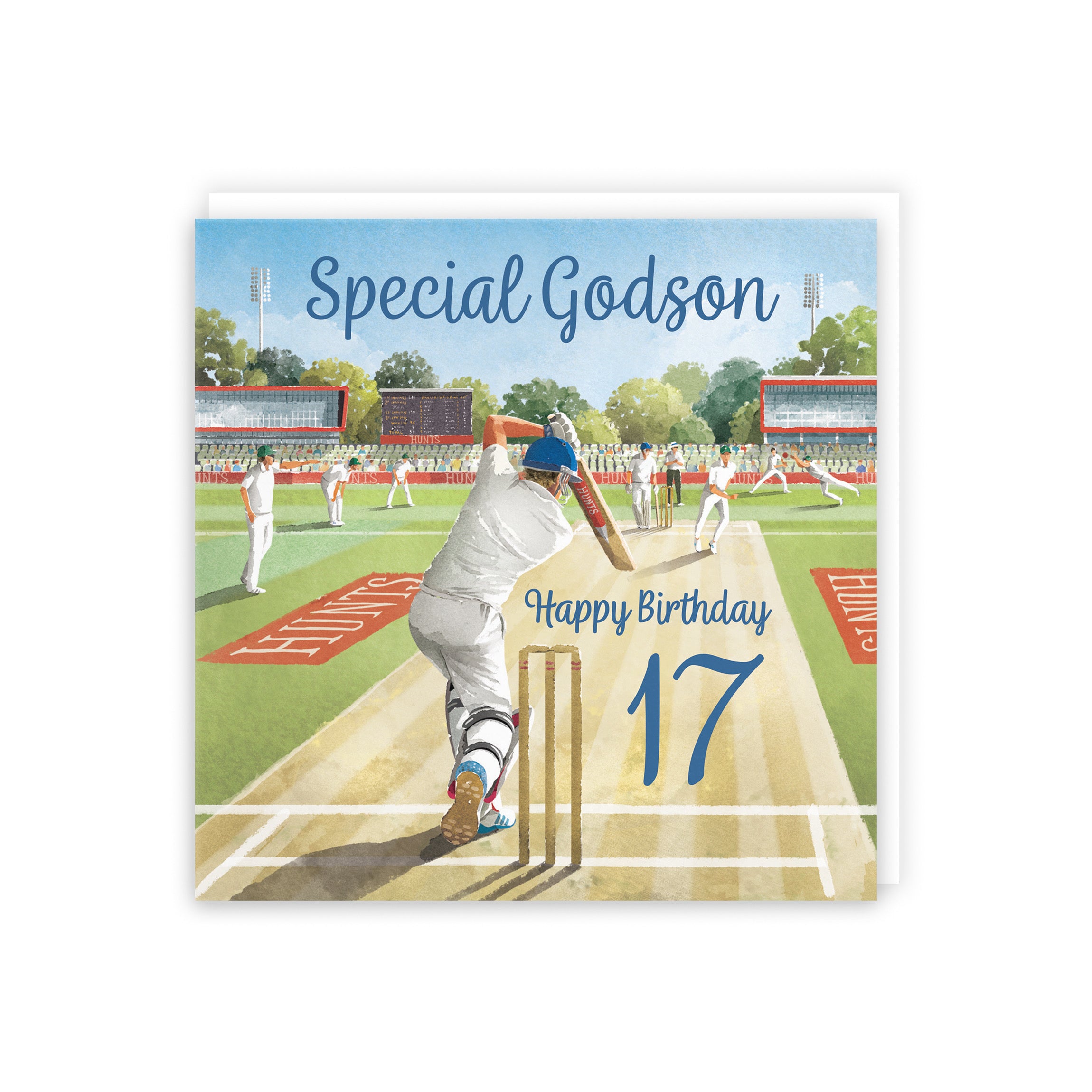 17th Godson Cricket Birthday Card Milo's Gallery - Default Title (B0CPMDNJRN)