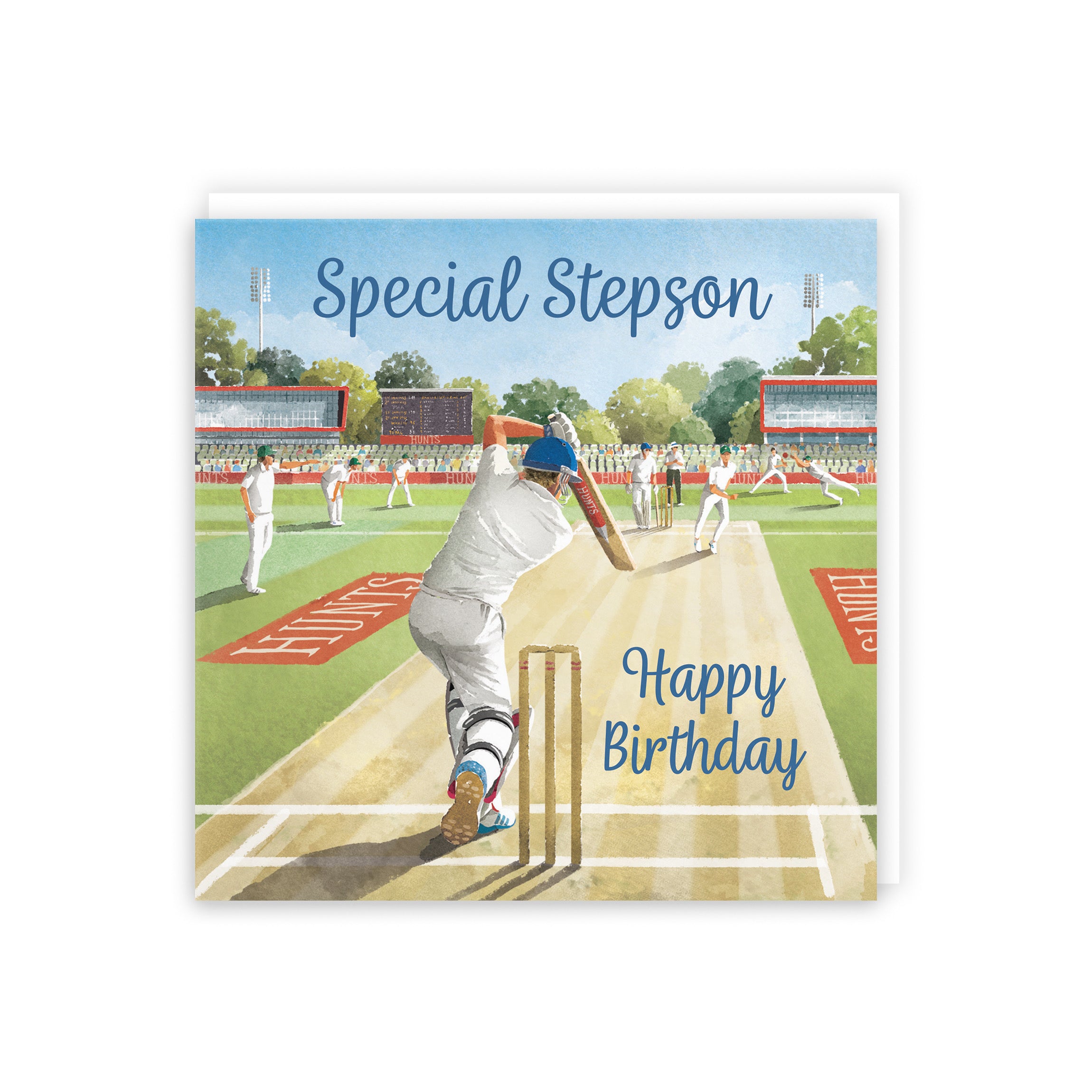 Stepson Cricket Birthday Card Milo's Gallery - Default Title (B0CPMDNRPG)