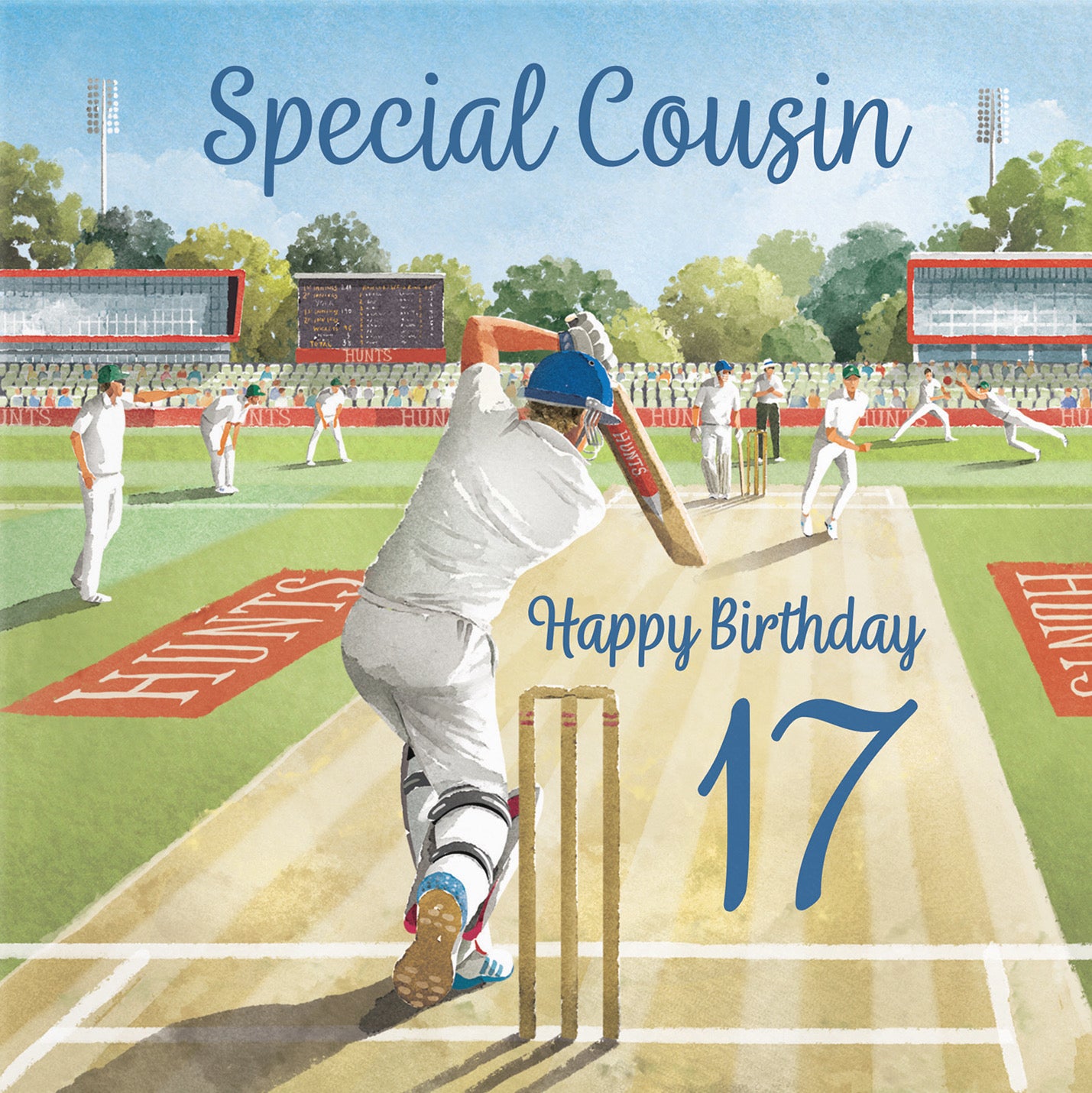 17th Cousin Cricket Birthday Card Milo's Gallery - Default Title (B0CPMF19K5)