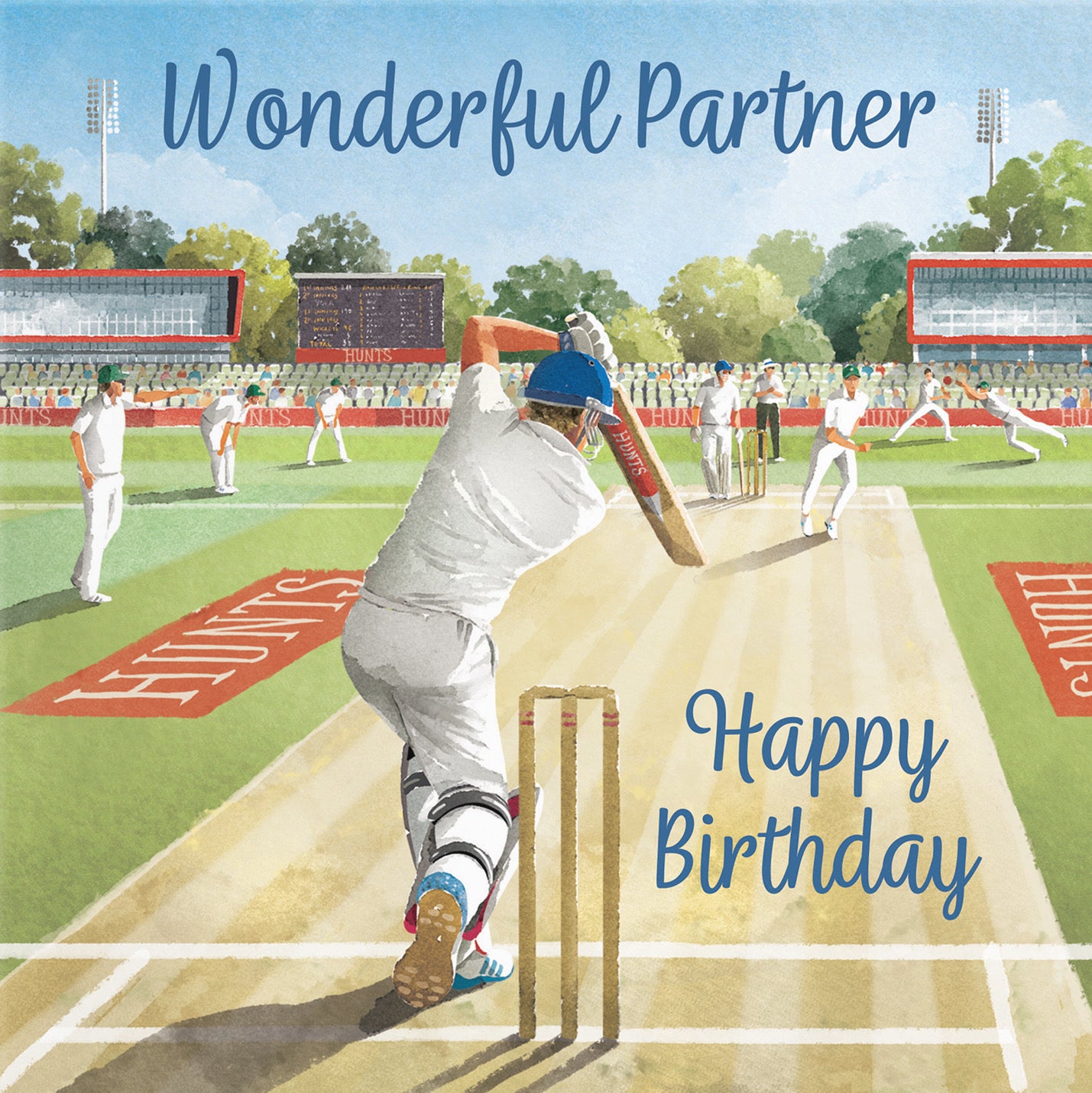 Partner Cricket Birthday Card Milo's Gallery - Default Title (B0CPMF27PB)