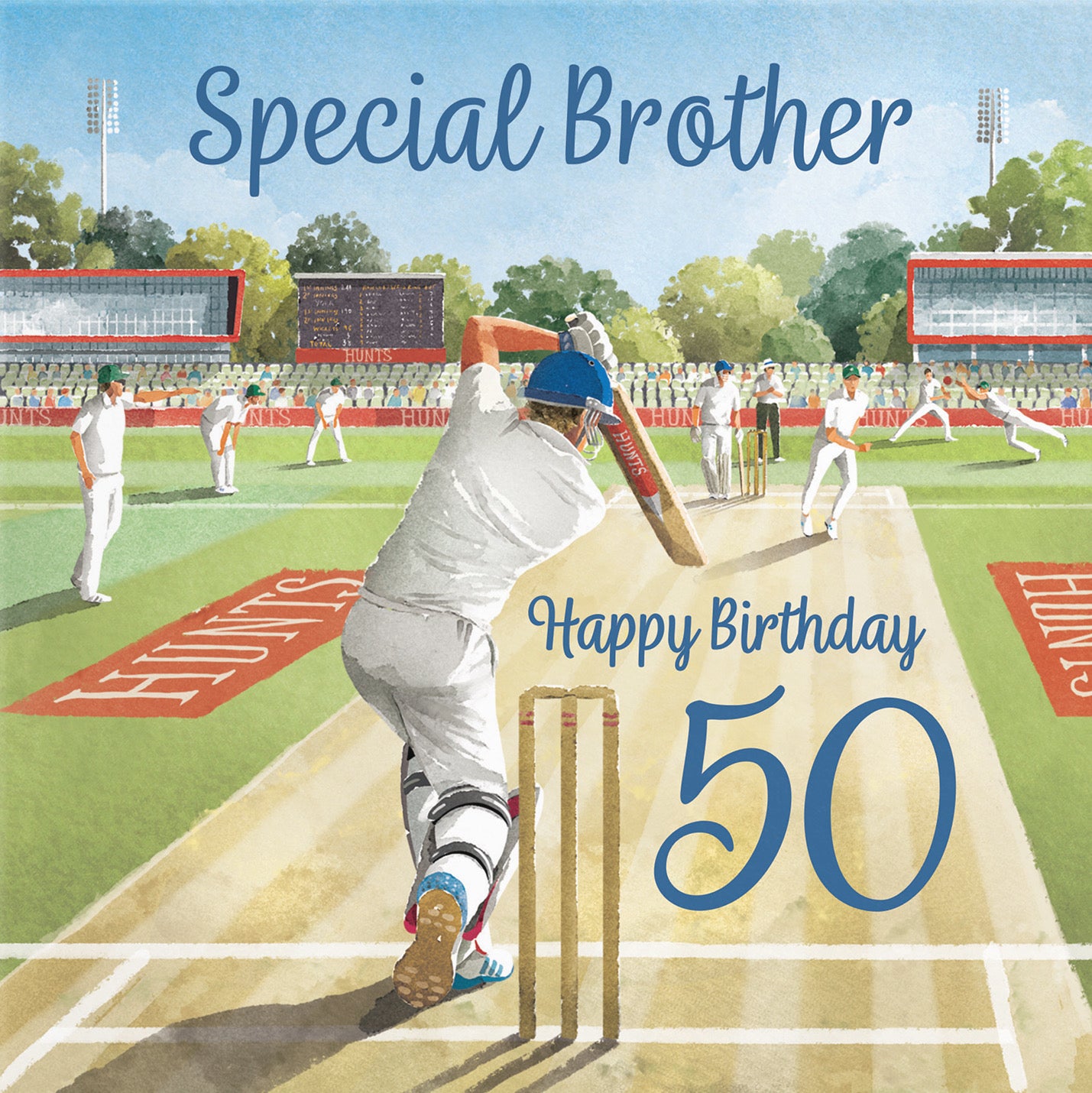 50th Brother Cricket Birthday Card Milo's Gallery - Default Title (B0CPMF54H1)