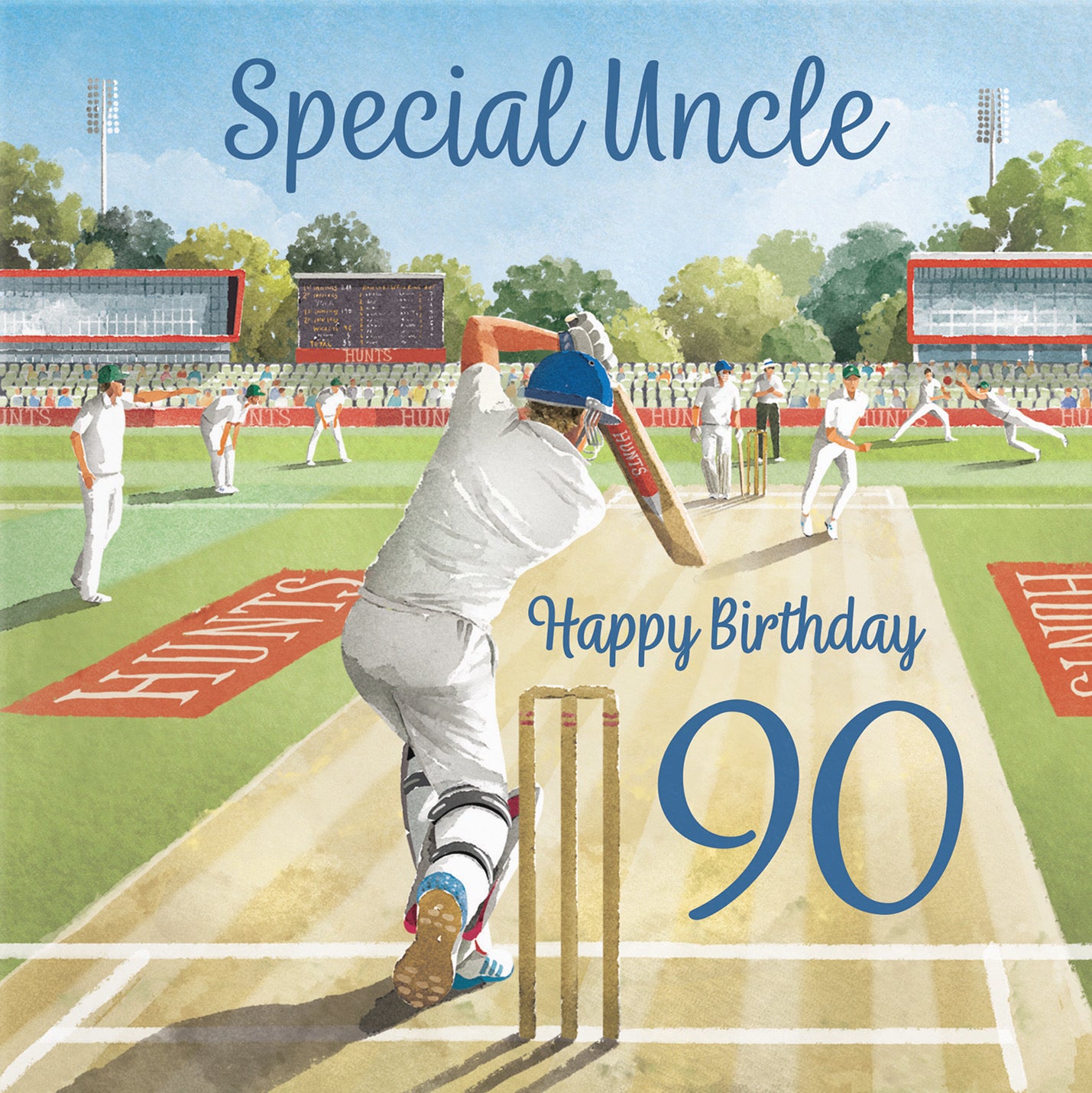 90th Uncle Cricket Birthday Card Milo's Gallery - Default Title (B0CPMF65VB)