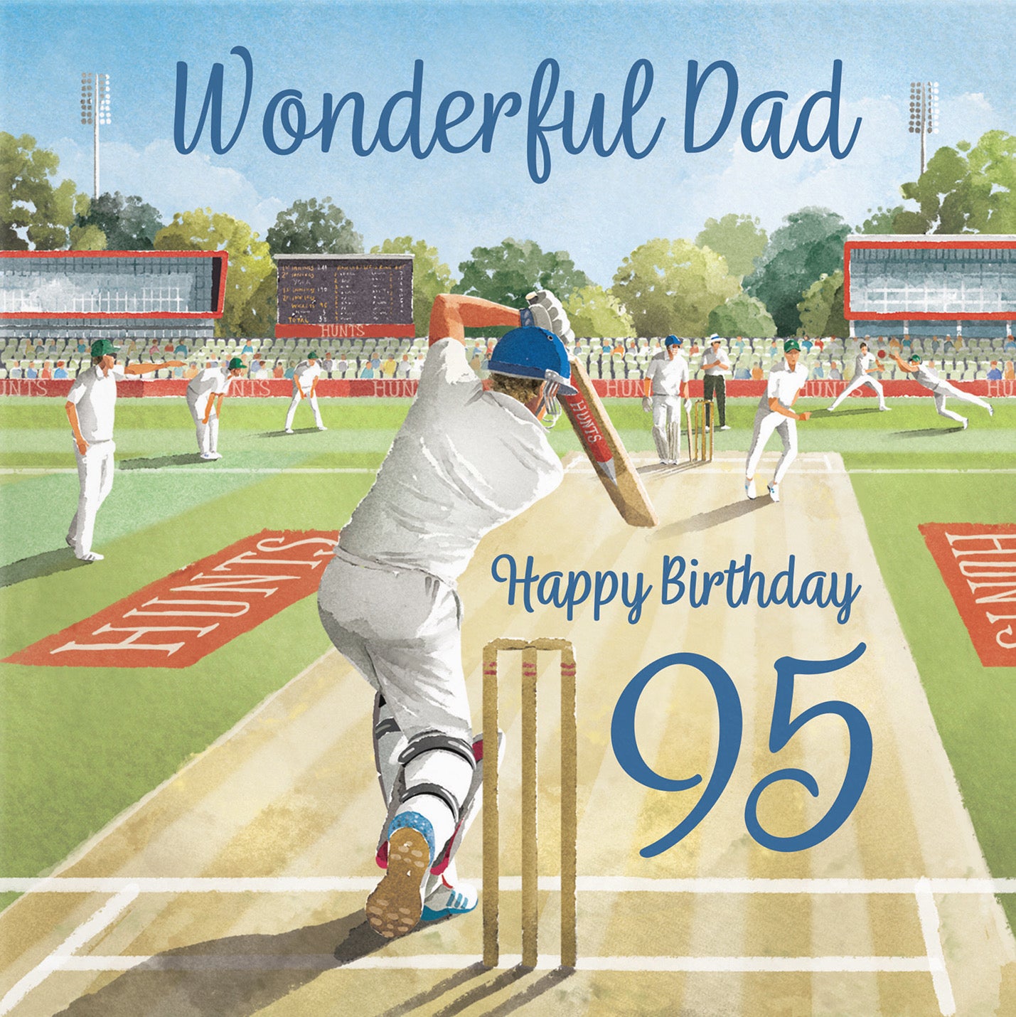 95th Dad Cricket Birthday Card Milo's Gallery - Default Title (B0CPMF95X8)