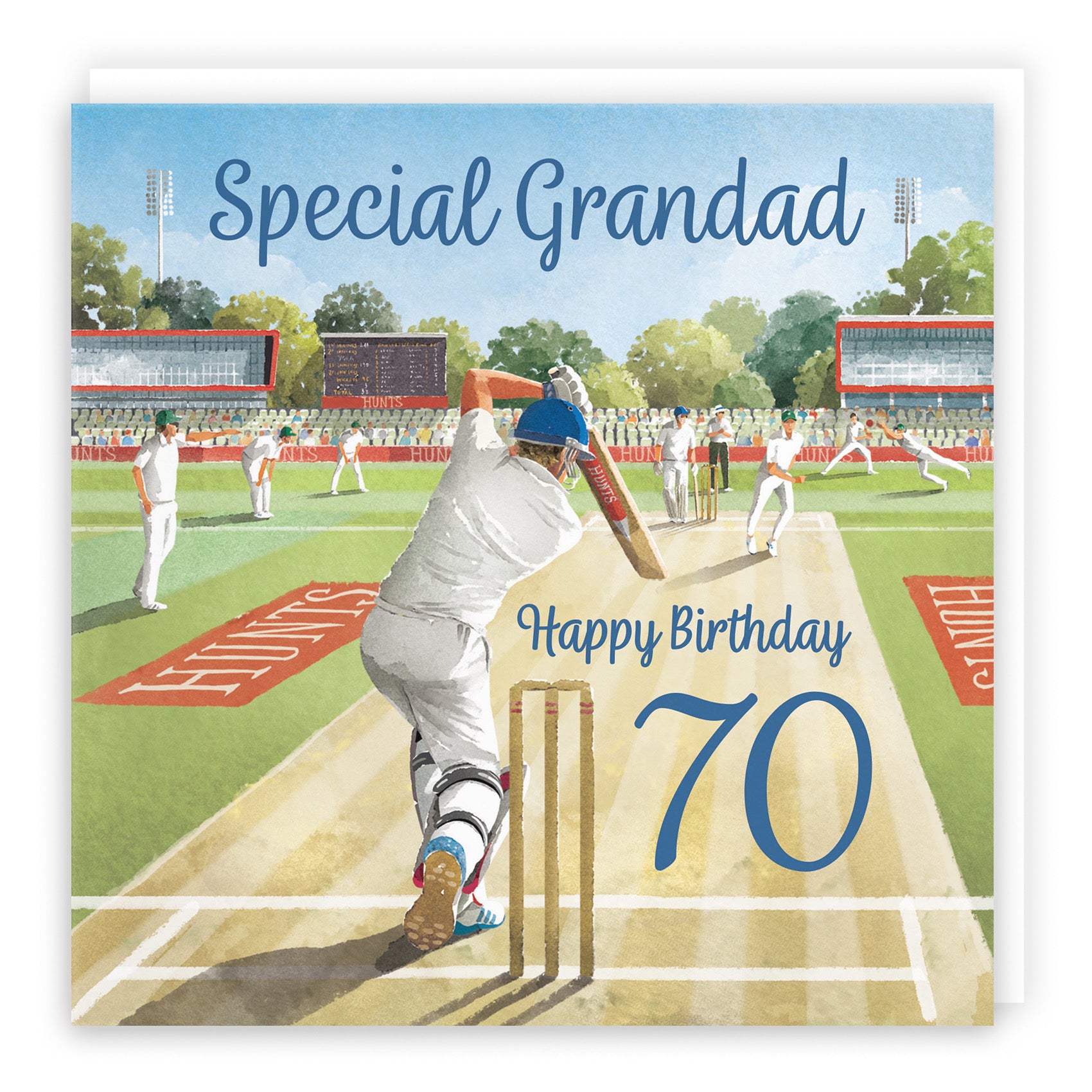 70th Grandad Cricket Birthday Card Milo's Gallery - Default Title (B0CPMFBMR6)
