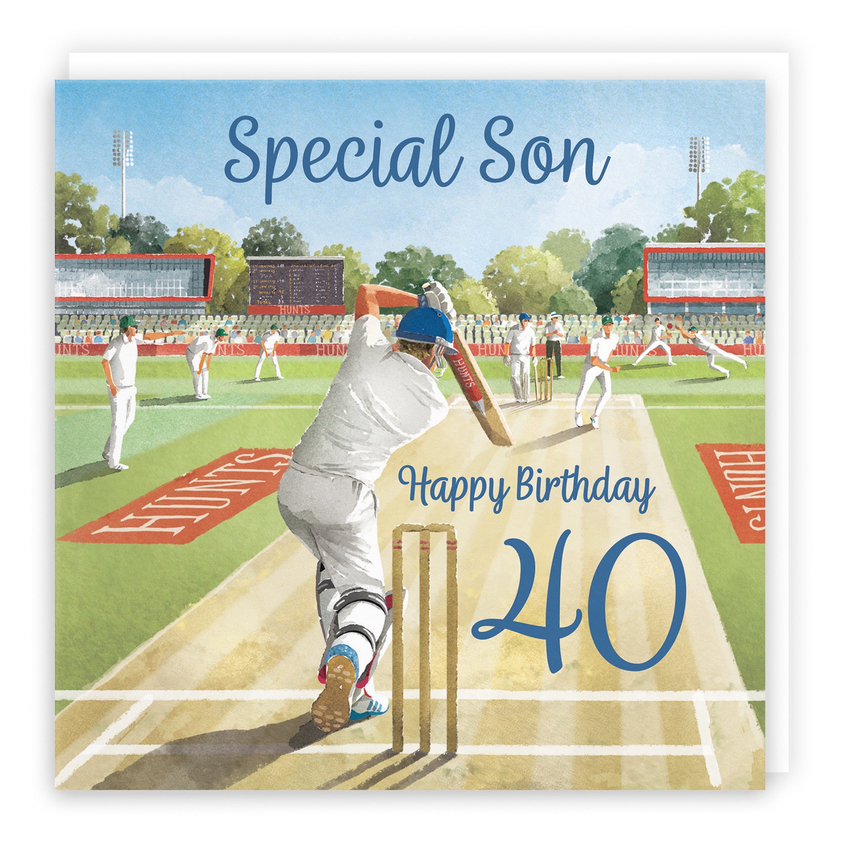 40th Son Cricket Birthday Card Milo's Gallery - Default Title (B0CPMGJWYC)