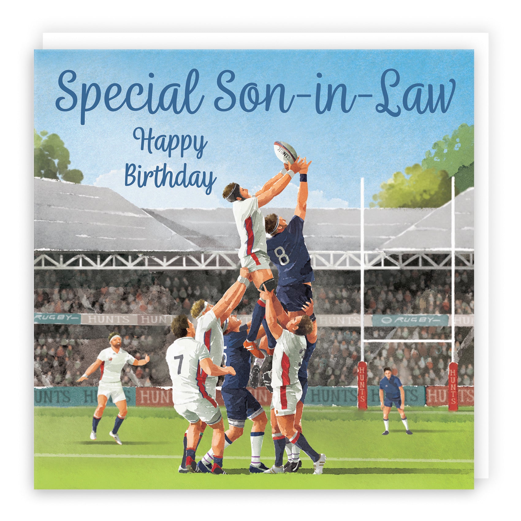 Son In Law Rugby Birthday Card Milo's Gallery - Default Title (B0CPQQ3NFB)