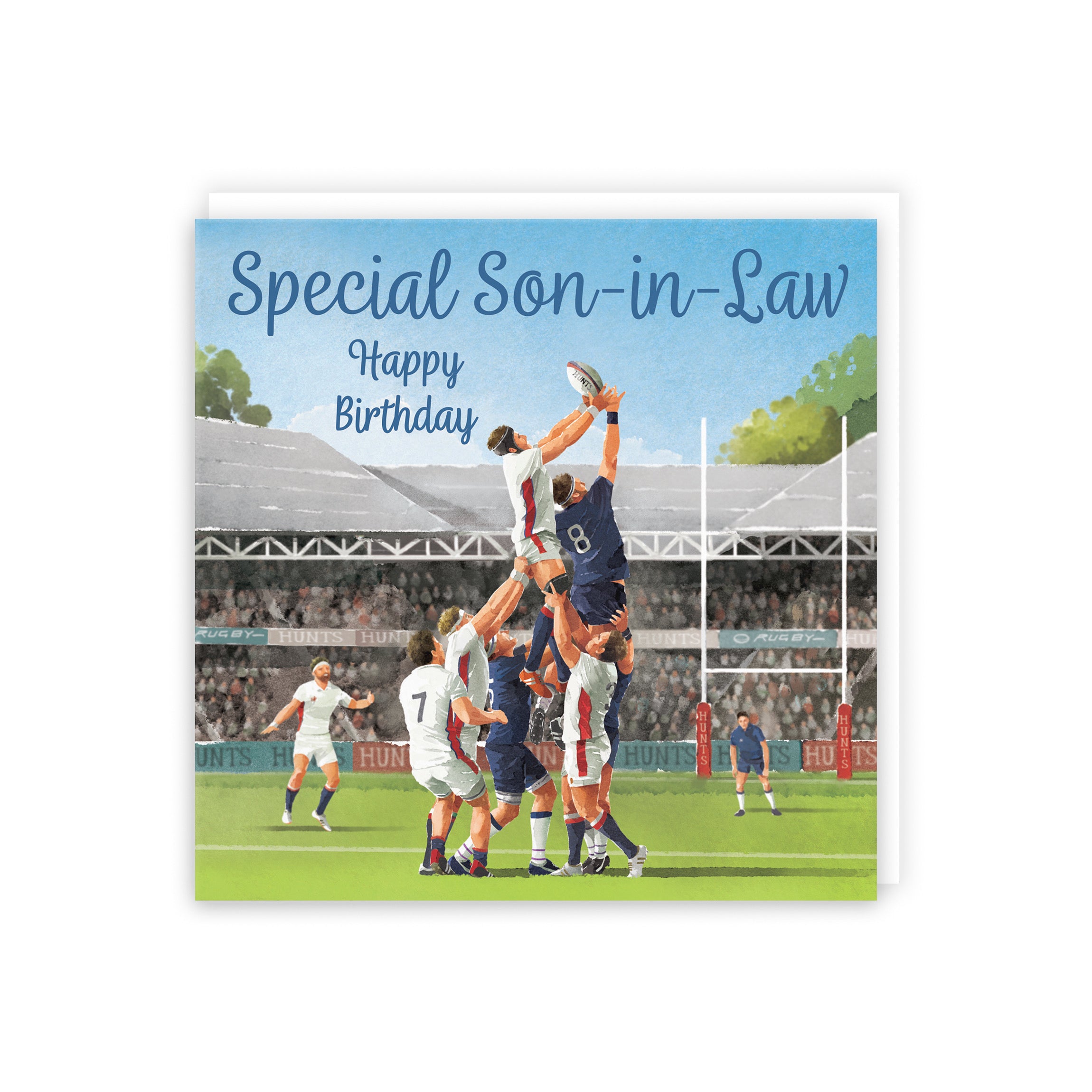 Son In Law Rugby Birthday Card Milo's Gallery - Default Title (B0CPQQ3NFB)