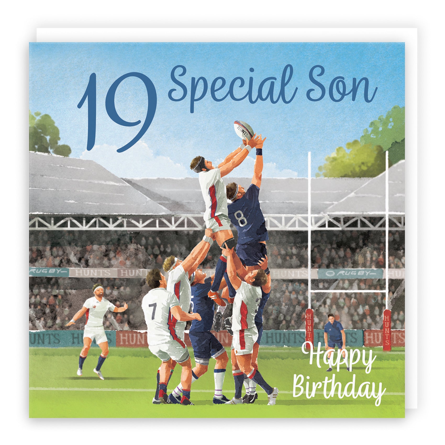 19th Son Rugby Birthday Card Milo's Gallery - Default Title (B0CPQQ4S86)