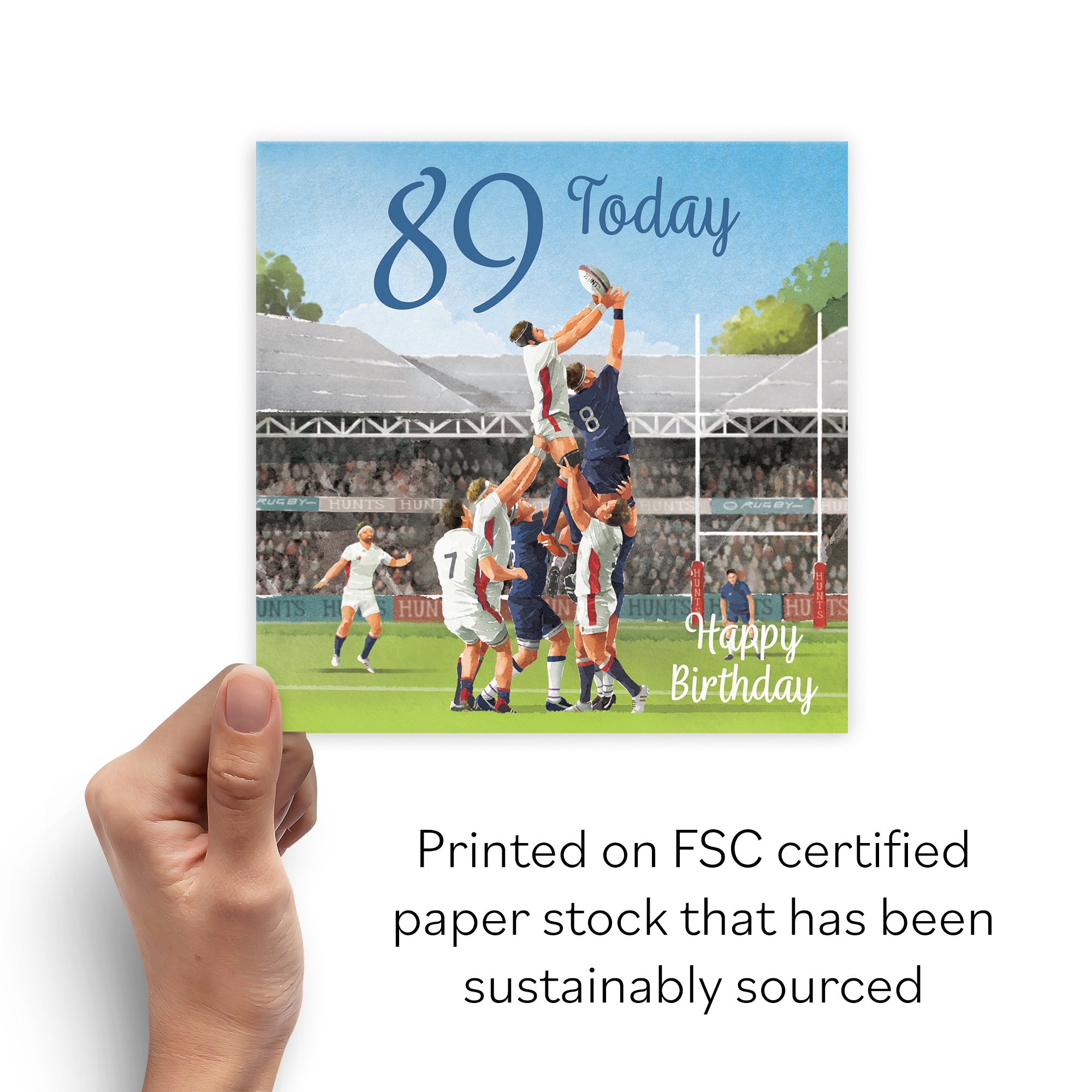 Rugby 89th Birthday Card Milo's Gallery - Default Title (B0CPQQ5G5J)