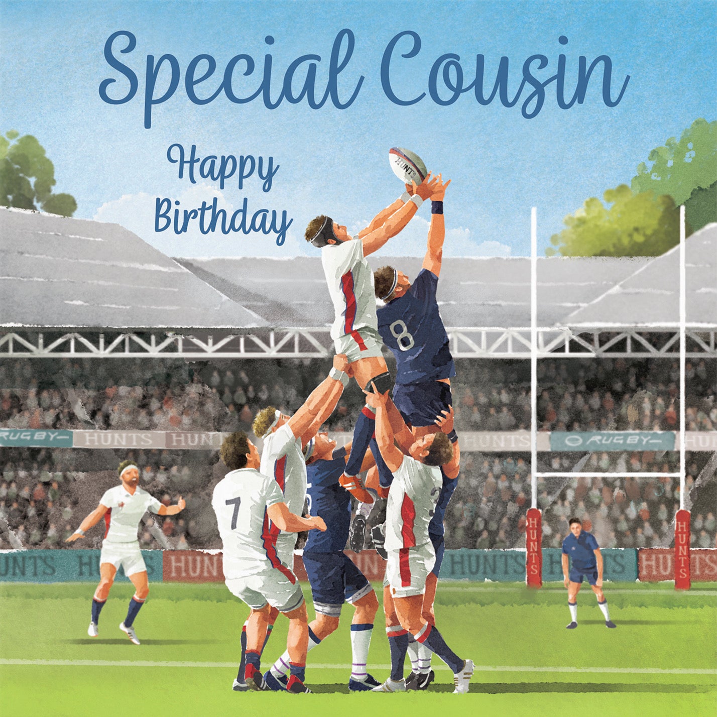 Cousin Rugby Birthday Card Milo's Gallery - Default Title (B0CPQRBQVP)