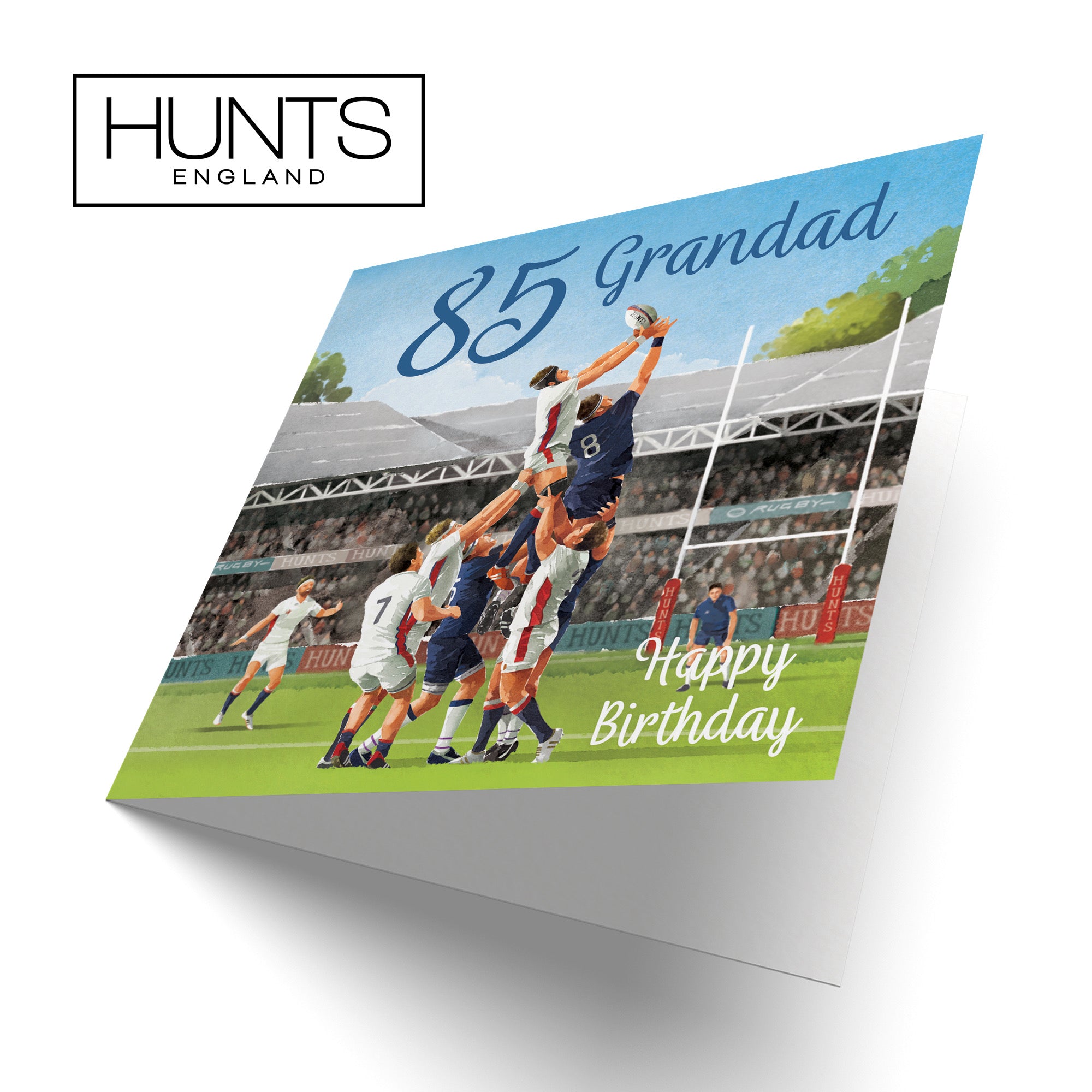 85th Grandad Rugby Birthday Card Milo's Gallery - Default Title (B0CPQRCRD3)