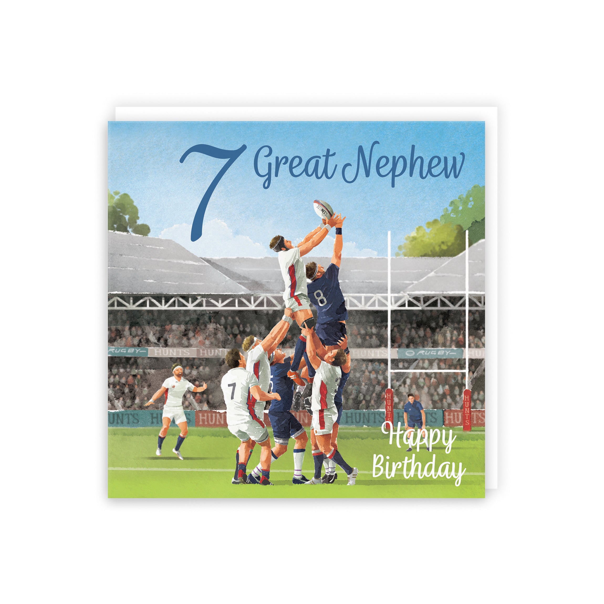 7th Great Nephew Rugby Birthday Card Milo's Gallery - Default Title (B0CPQRDX1M)