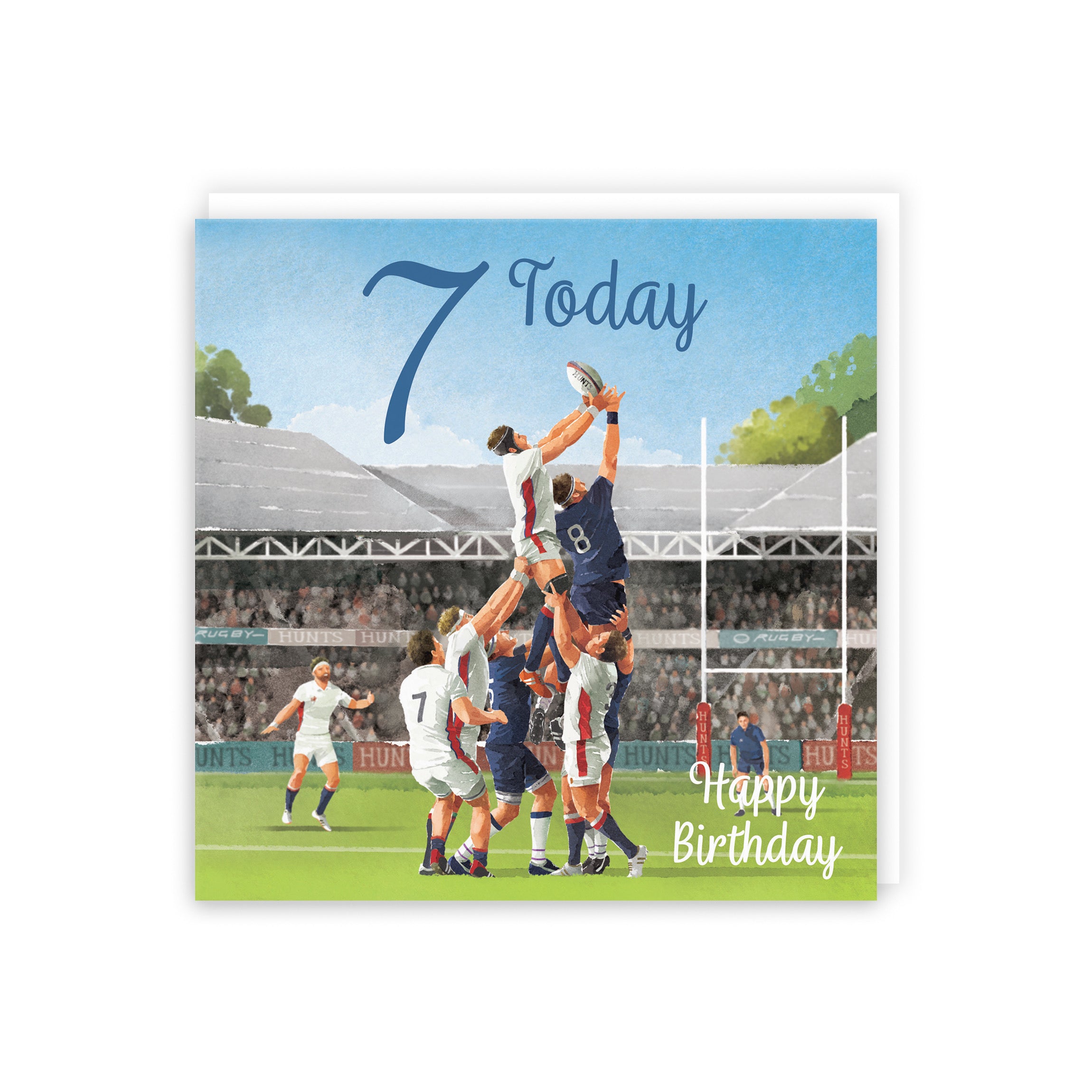 Rugby 7th Birthday Card Milo's Gallery - Default Title (B0CPQSB95Z)