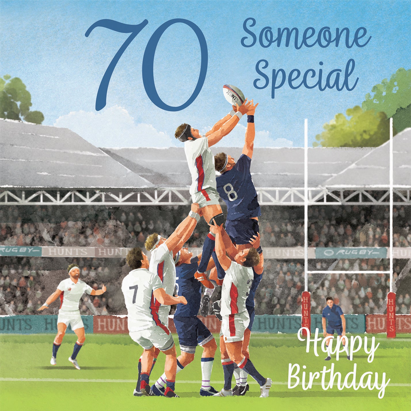 70th Someone Special Rugby Birthday Card Milo's Gallery - Default Title (B0CPQSCMTL)