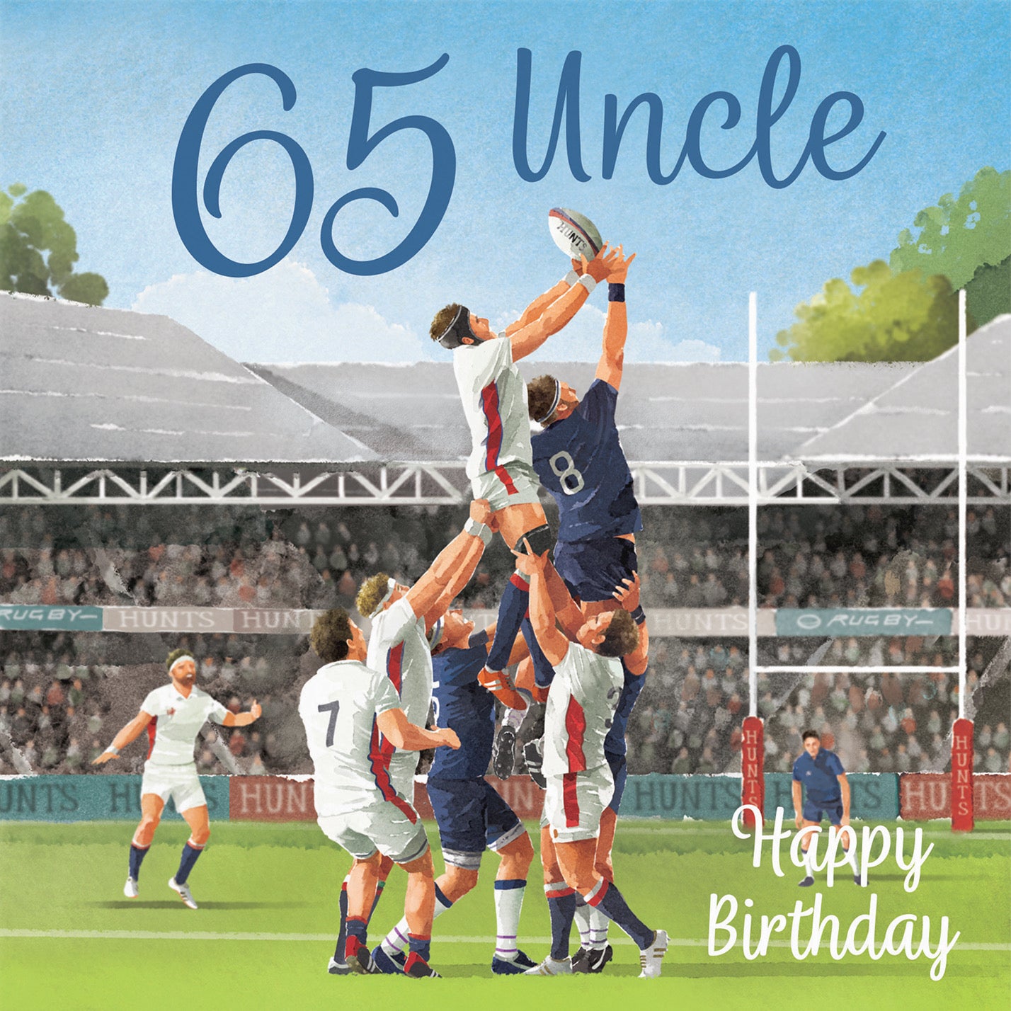 65th Uncle Rugby Birthday Card Milo's Gallery - Default Title (B0CPQSMRKH)