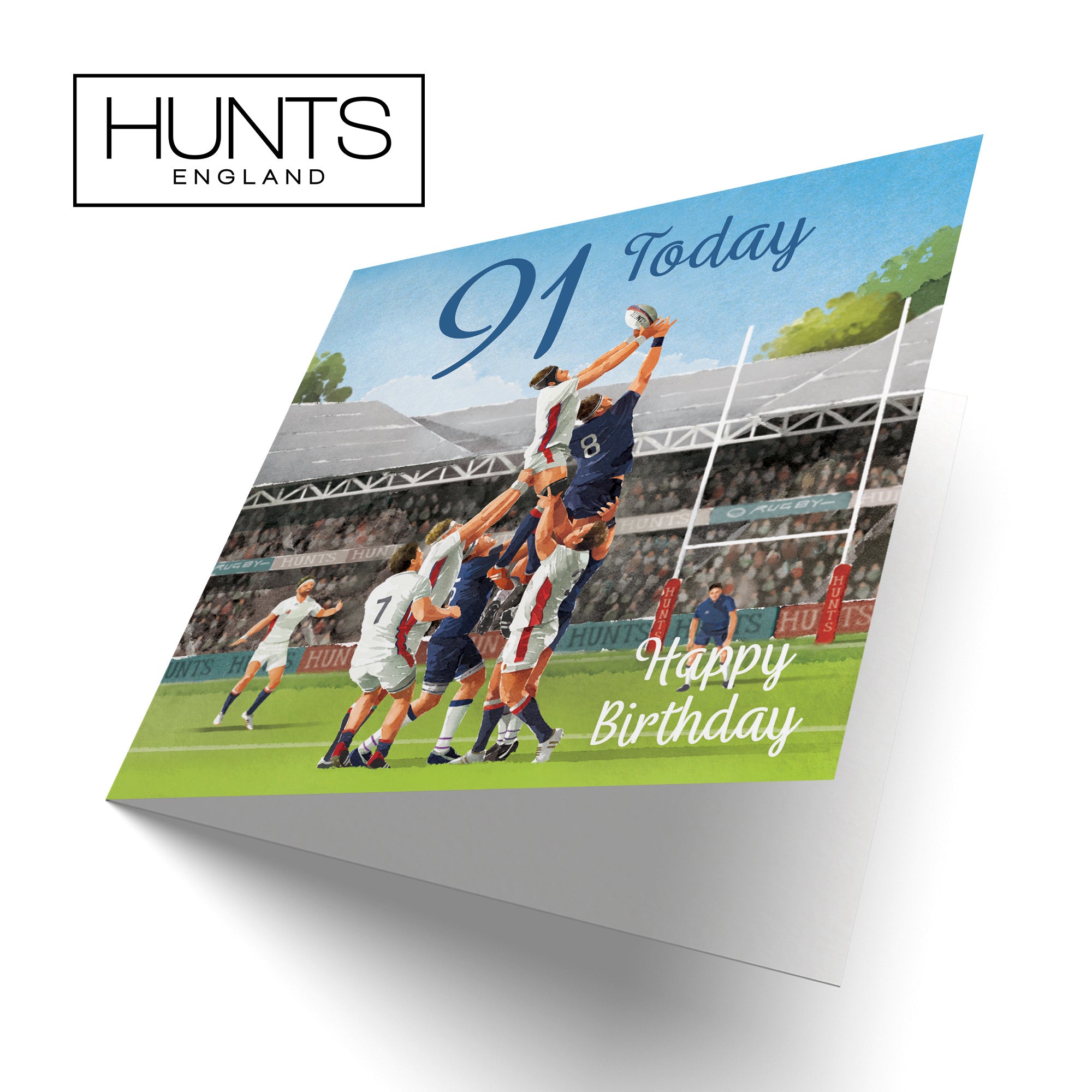 Rugby 91st Birthday Card Milo's Gallery - Default Title (B0CPQTY6BC)