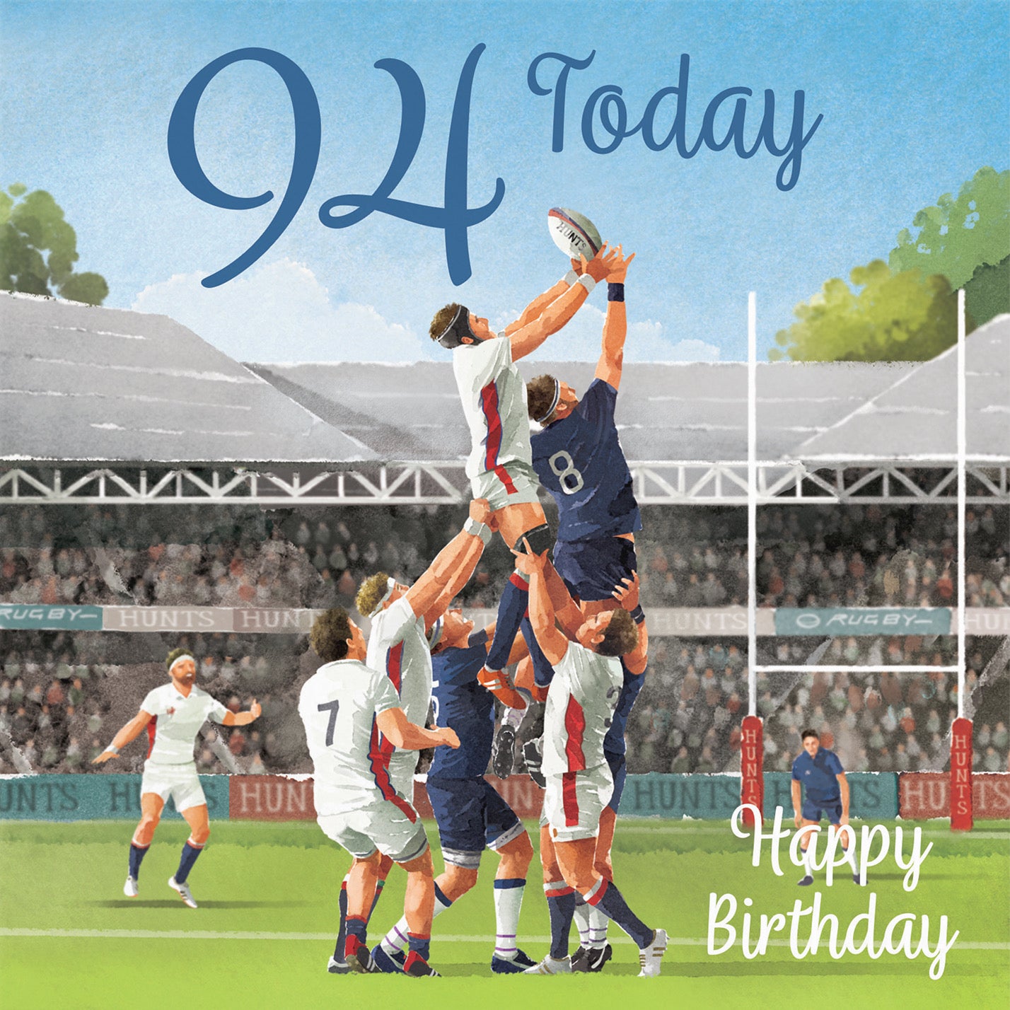 Rugby 94th Birthday Card Milo's Gallery - Default Title (B0CPQV1PCB)