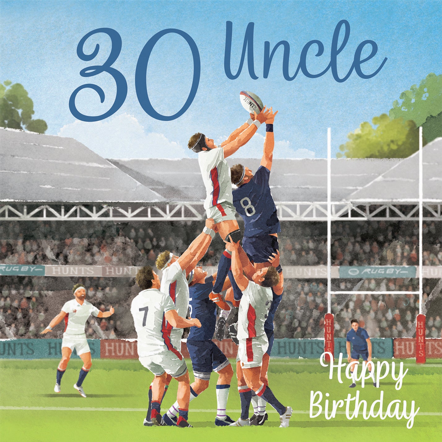 30th Uncle Rugby Birthday Card Milo's Gallery - Default Title (B0CPQV2LZV)