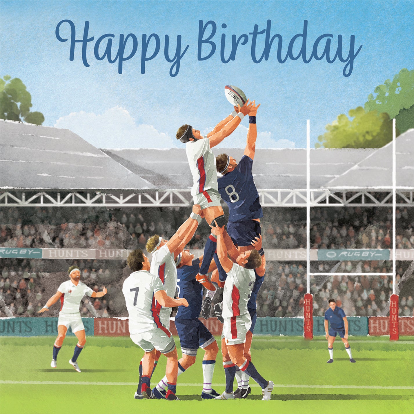 Rugby Birthday Card Milo's Gallery - Default Title (B0CPQWC62R)