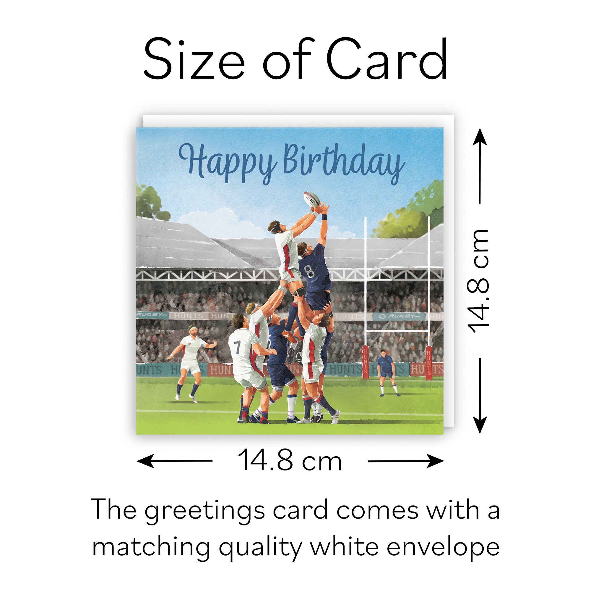 Rugby Birthday Card Milo's Gallery - Default Title (B0CPQWC62R)