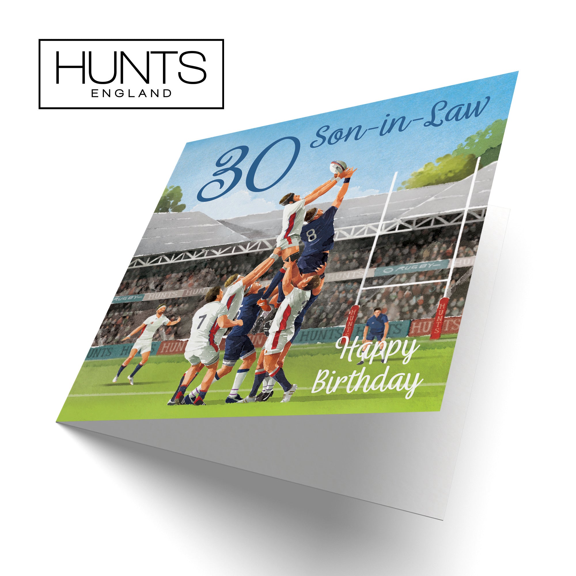 30th Son In Law Rugby Birthday Card Milo's Gallery - Default Title (B0CPQWD7X2)