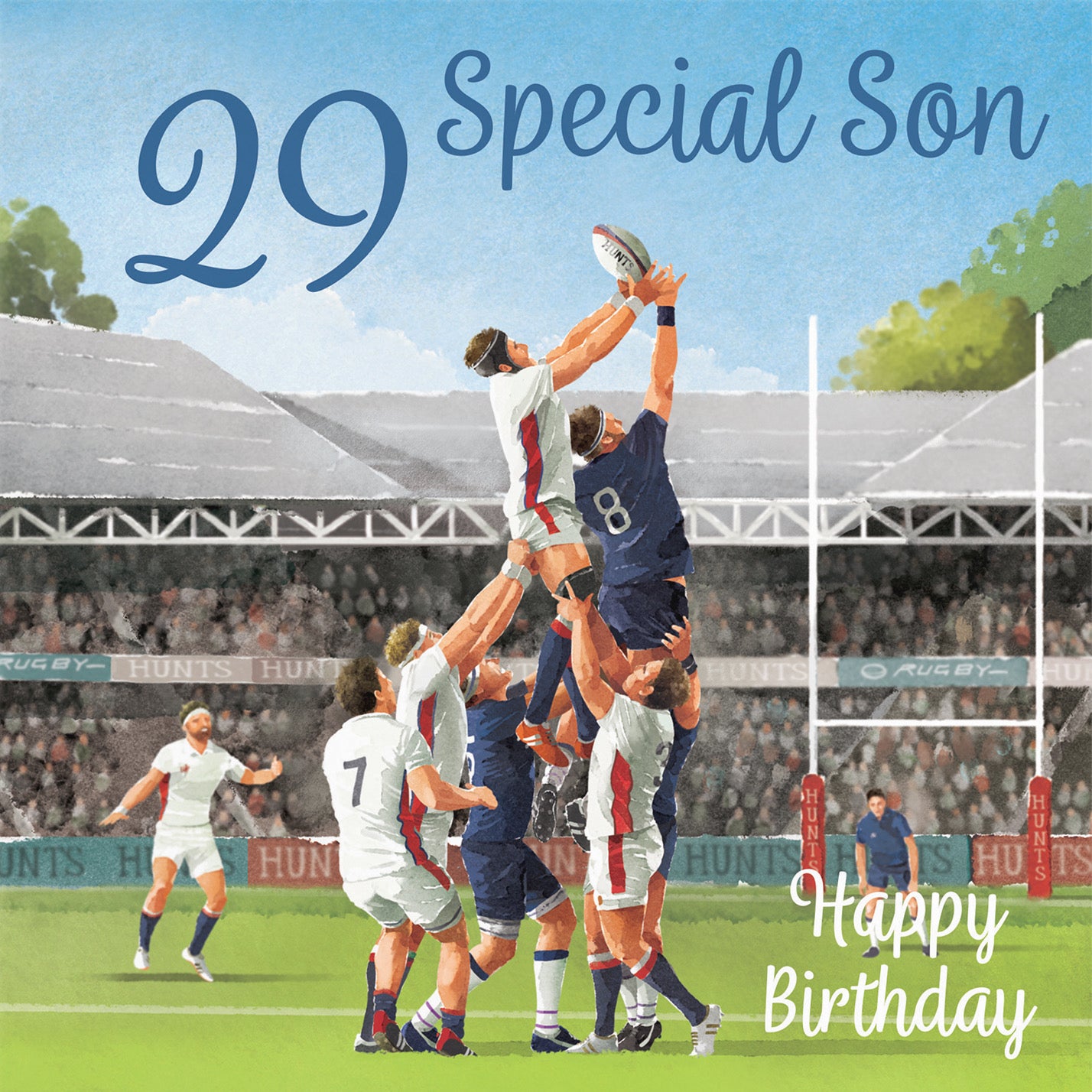 29th Son Rugby Birthday Card Milo's Gallery - Default Title (B0CPQWDX8M)