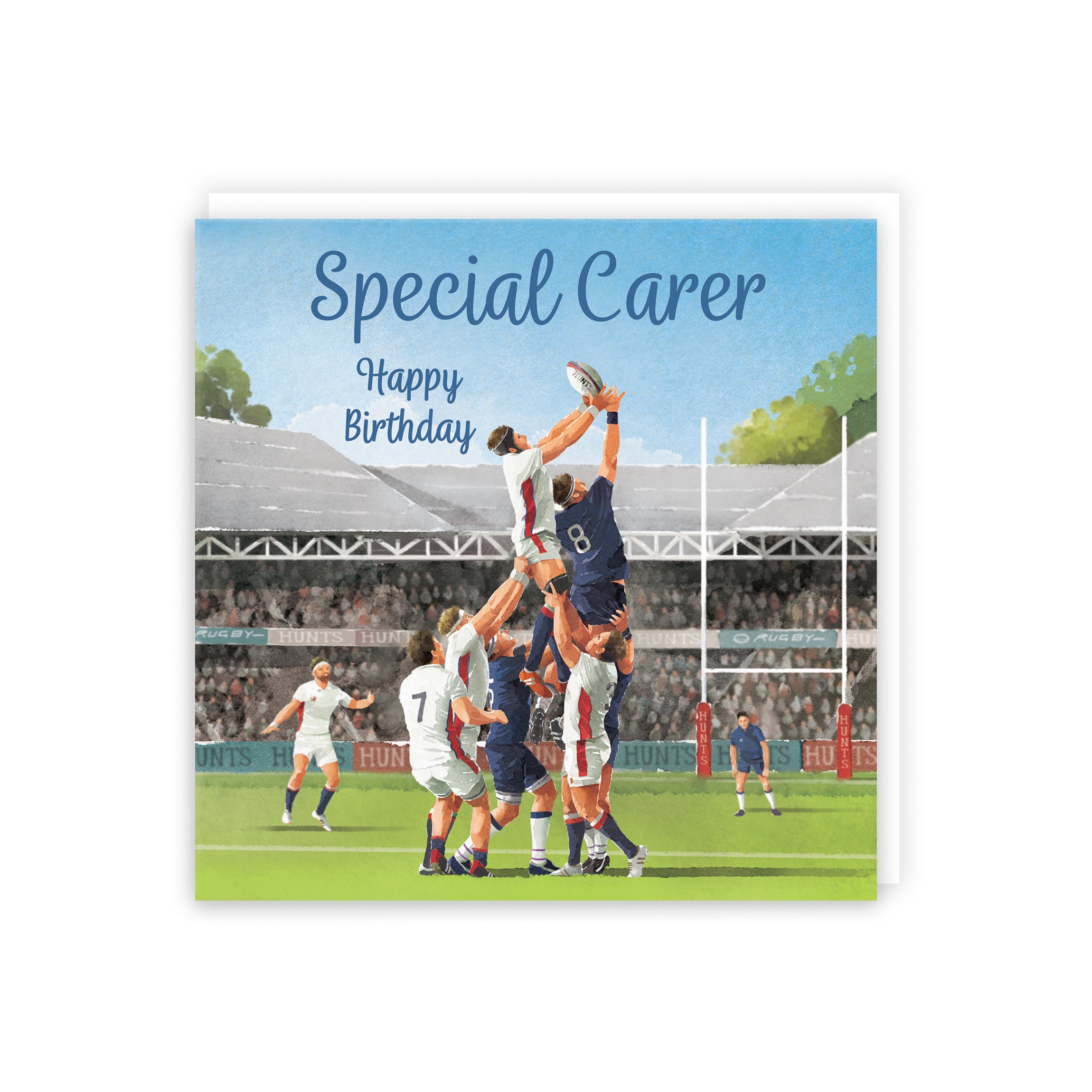 Carer Rugby Birthday Card Milo's Gallery - Default Title (B0CPQWFY8W)