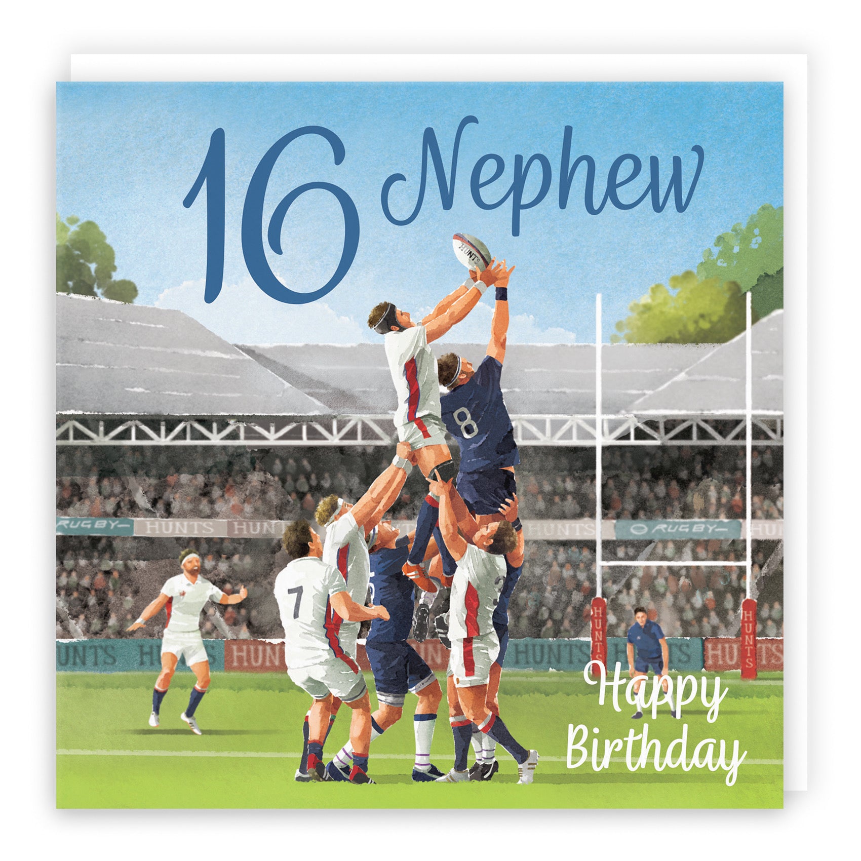 16th Nephew Rugby Birthday Card Milo's Gallery - Default Title (B0CPQWYR7L)