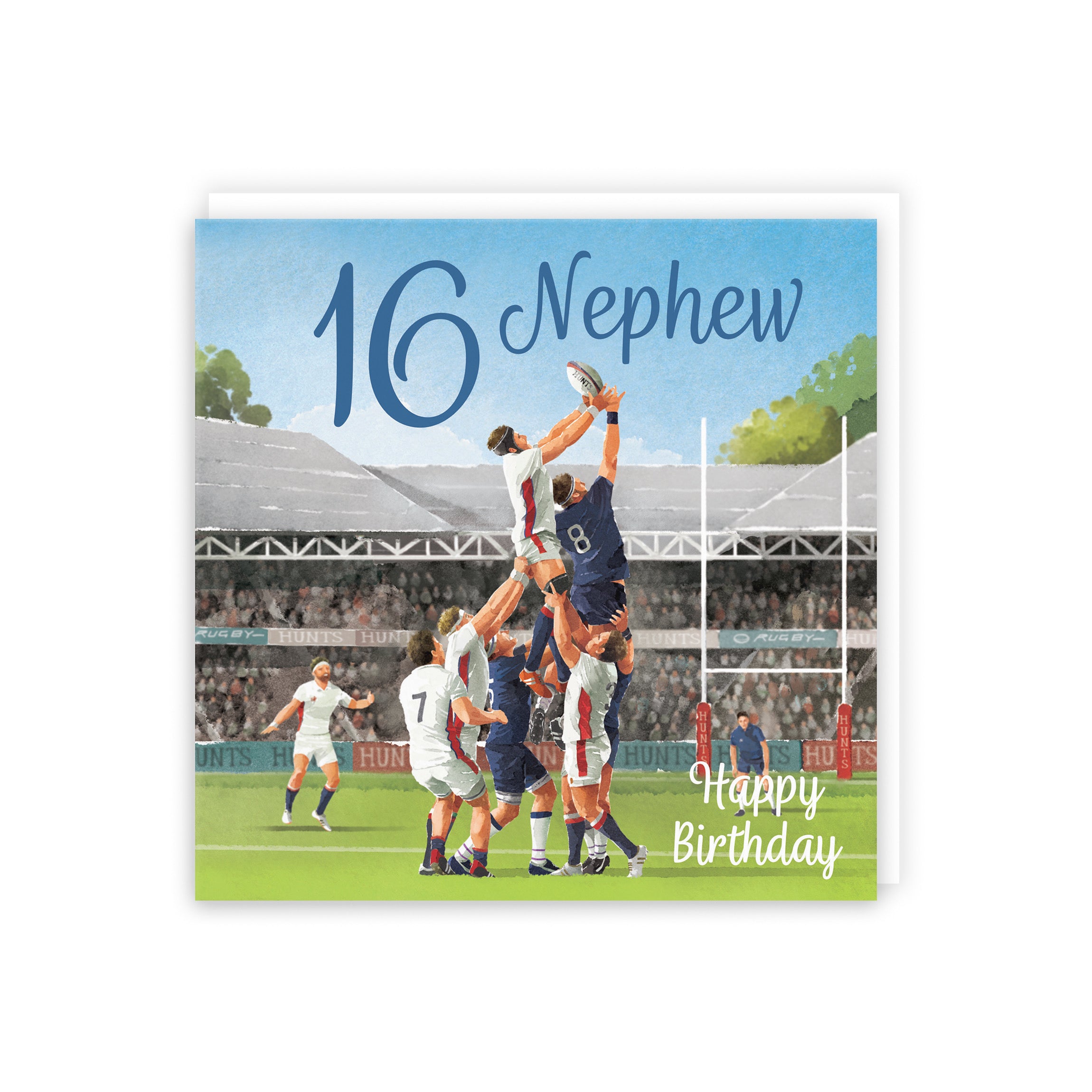 16th Nephew Rugby Birthday Card Milo's Gallery - Default Title (B0CPQWYR7L)