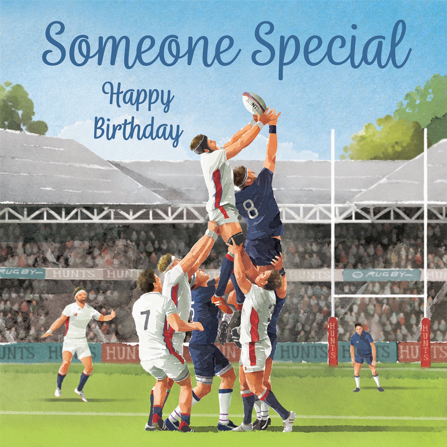 Someone Special Rugby Birthday Card Milo's Gallery - Default Title (B0CPQYD5WW)