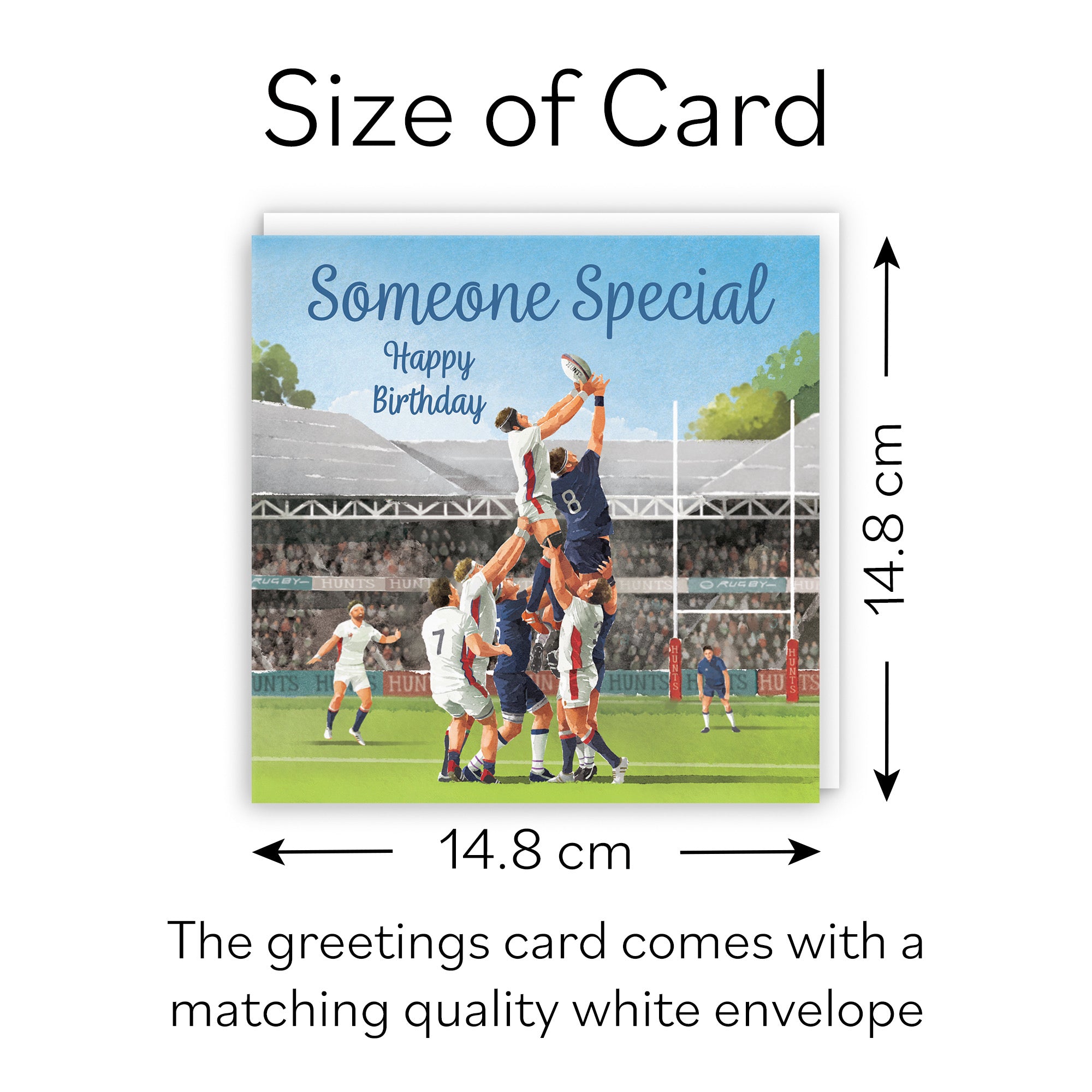 Someone Special Rugby Birthday Card Milo's Gallery - Default Title (B0CPQYD5WW)