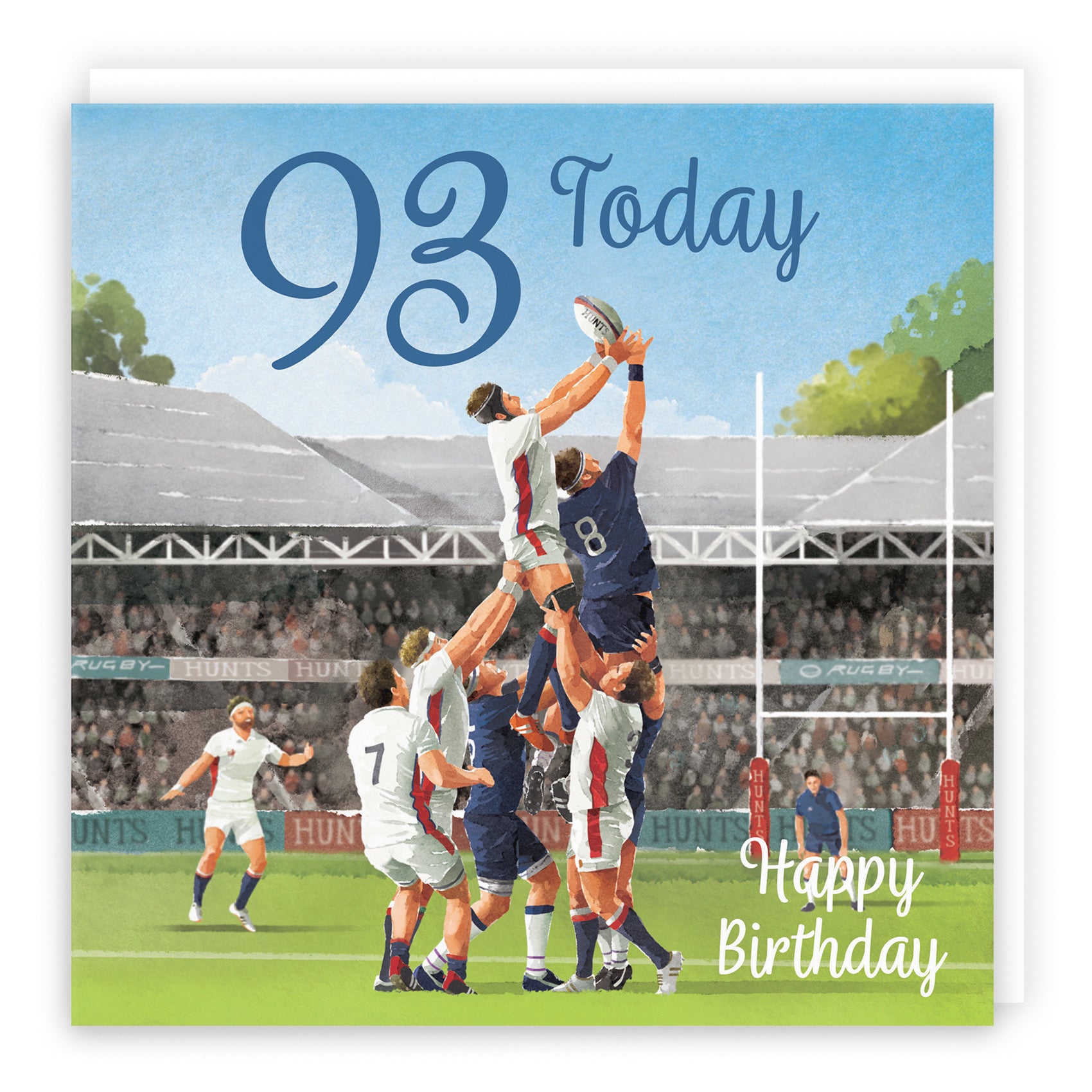 Rugby 93rd Birthday Card Milo's Gallery - Default Title (B0CPR1YR2H)