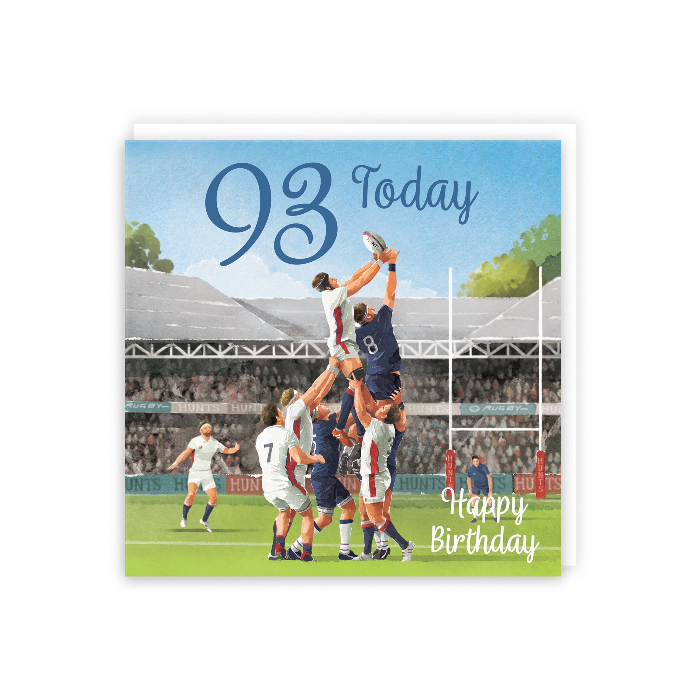 Rugby 93rd Birthday Card Milo's Gallery - Default Title (B0CPR1YR2H)