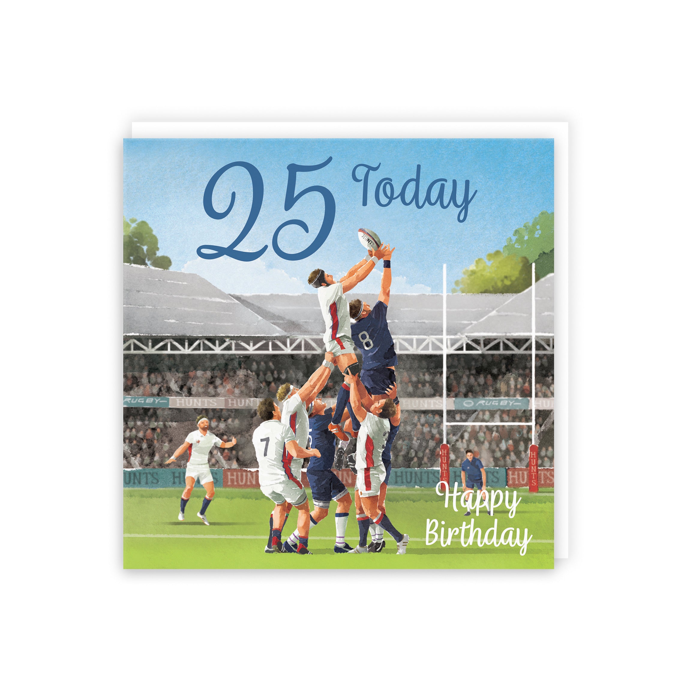 Rugby 25th Birthday Card Milo's Gallery - Default Title (B0CPR21LNY)