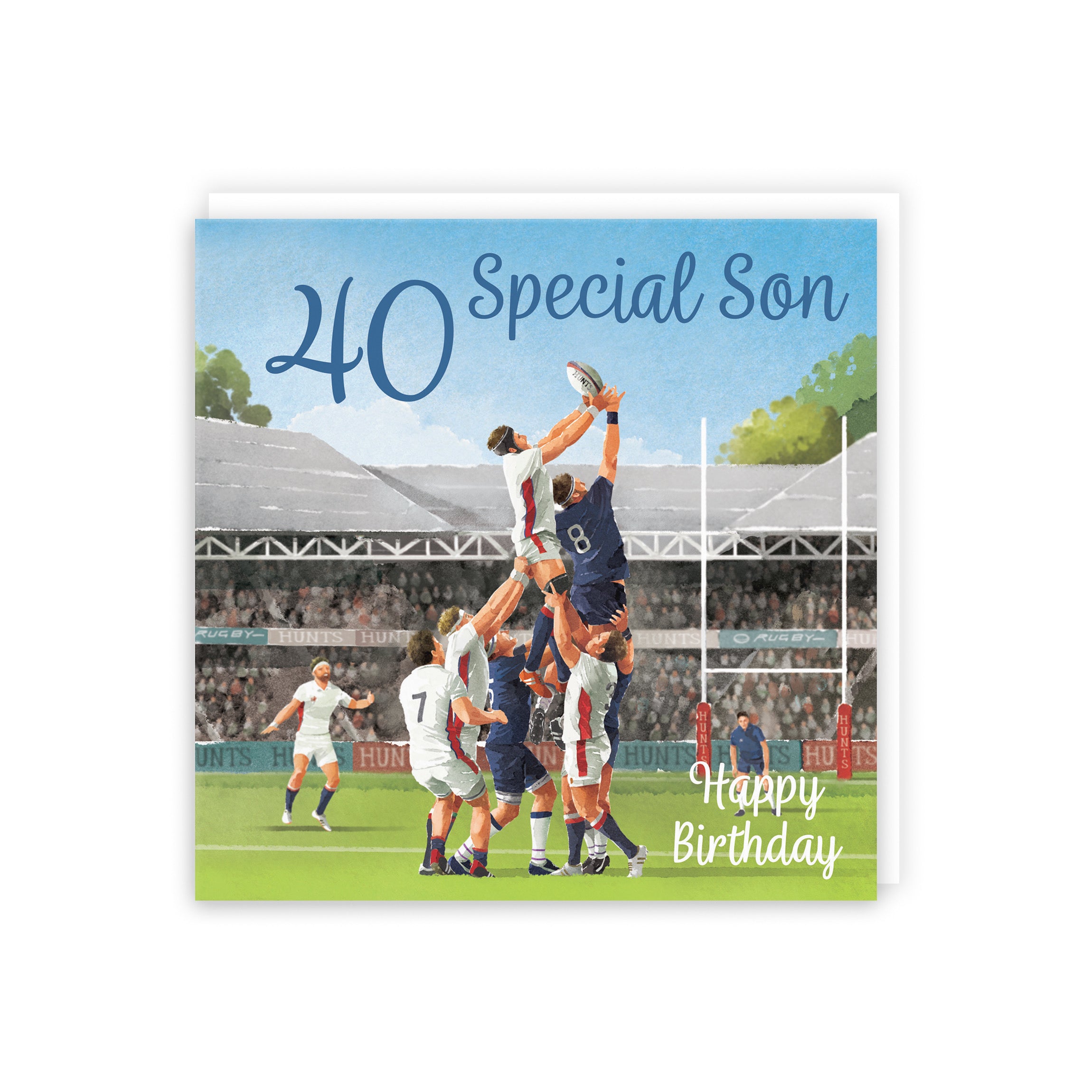 40th Son Rugby Birthday Card Milo's Gallery - Default Title (B0CPR34TP8)