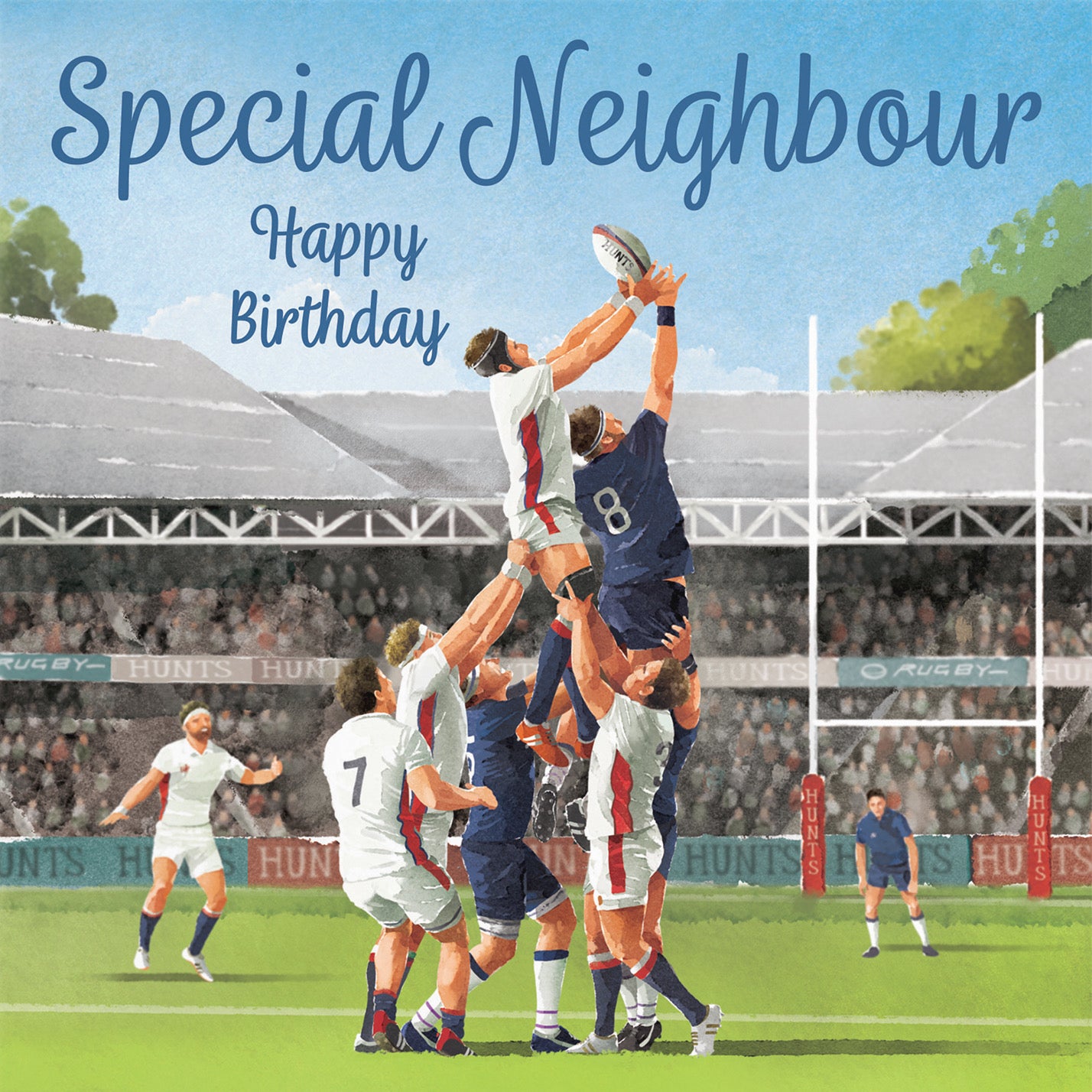 Neighbour Rugby Birthday Card Milo's Gallery - Default Title (B0CPR3ZYVR)