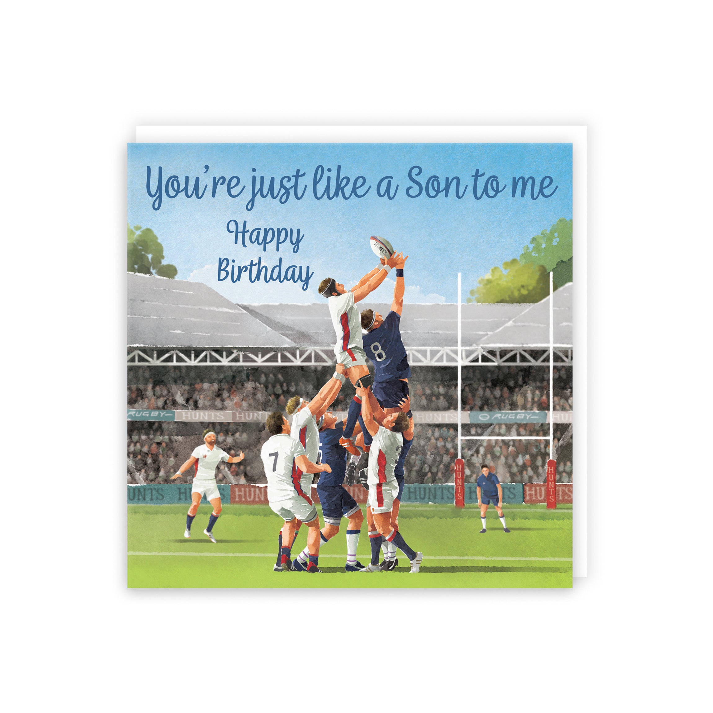 Like A Son Rugby Birthday Card Milo's Gallery - Default Title (B0CPR43R5M)