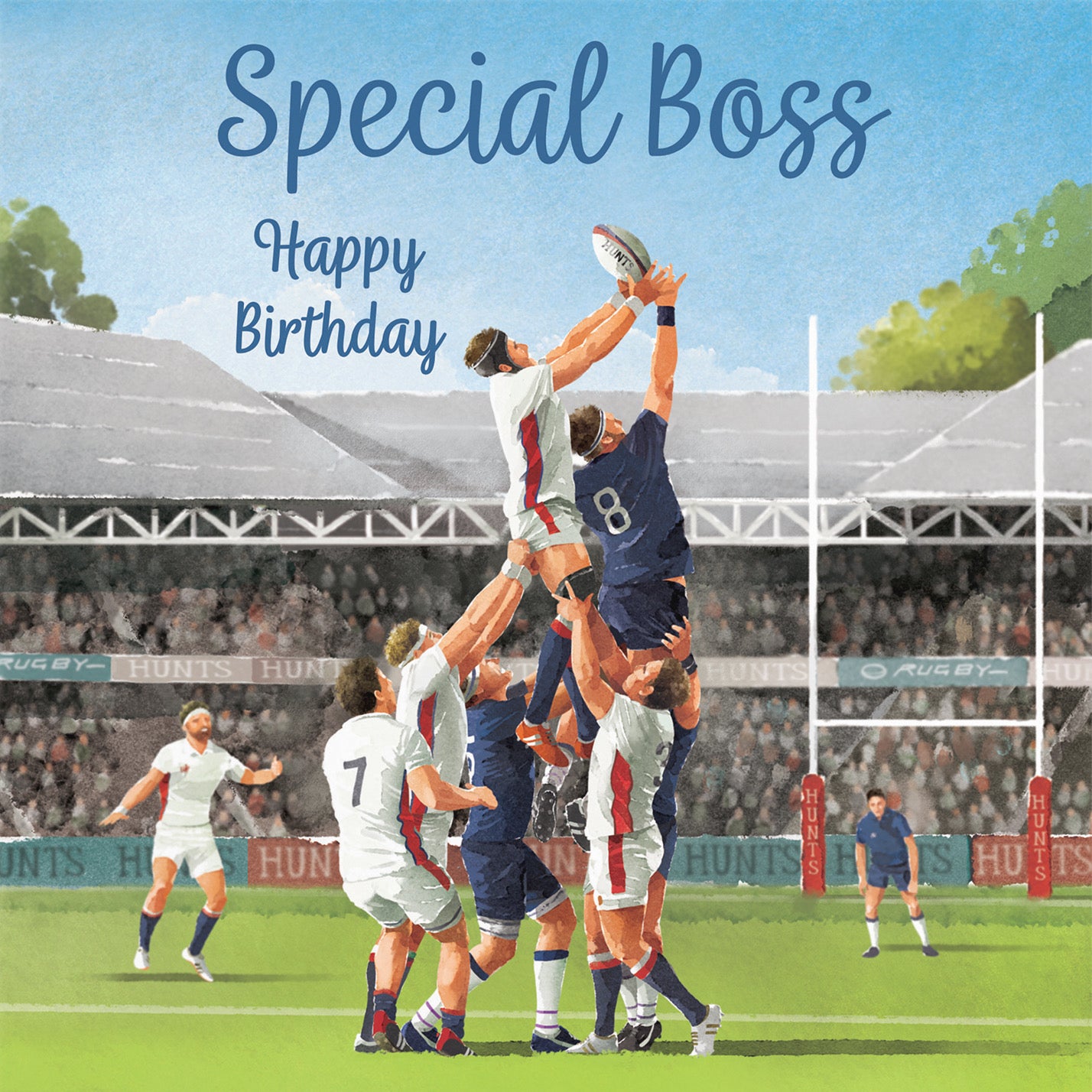 Boss Rugby Birthday Card Milo's Gallery - Default Title (B0CPR4CFPX)