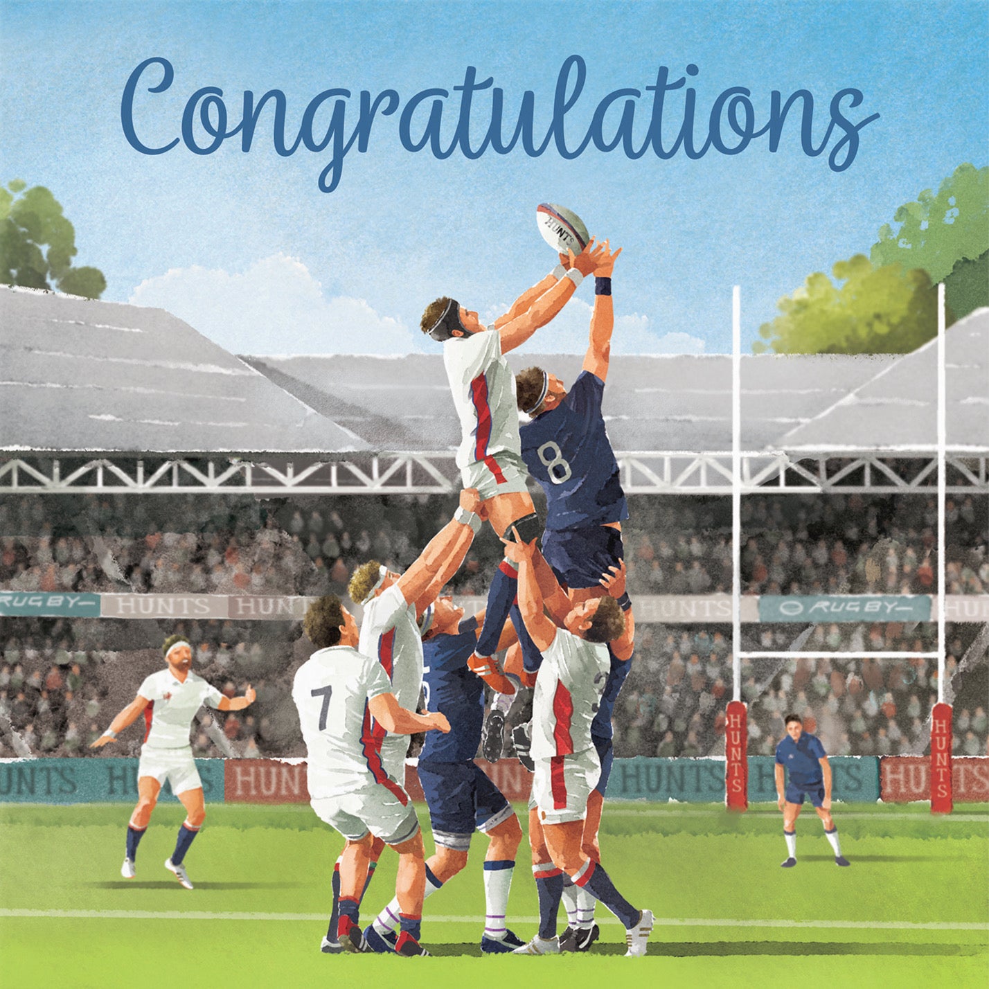 Rugby Congratulations Card Milo's Gallery - Default Title (B0CPR4QC25)